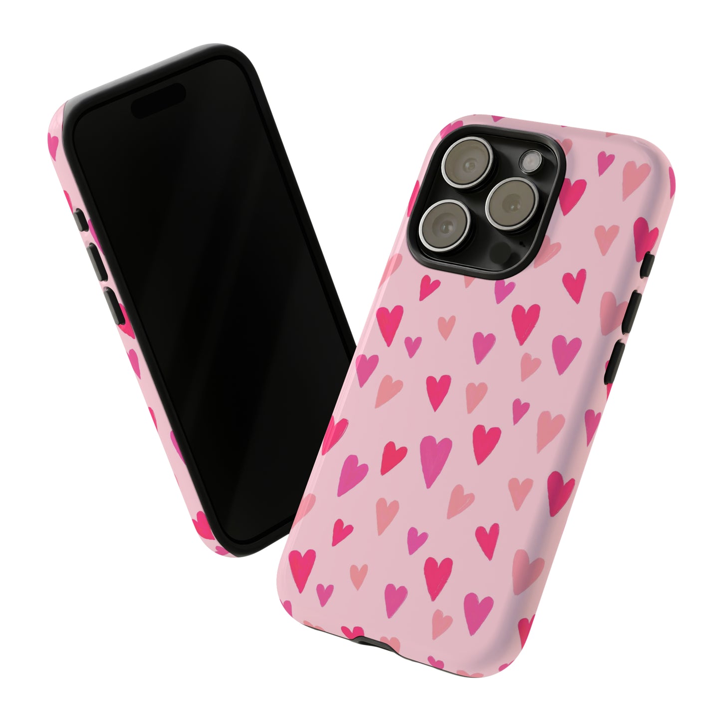 Pink Hearts Valentine iPhone Case