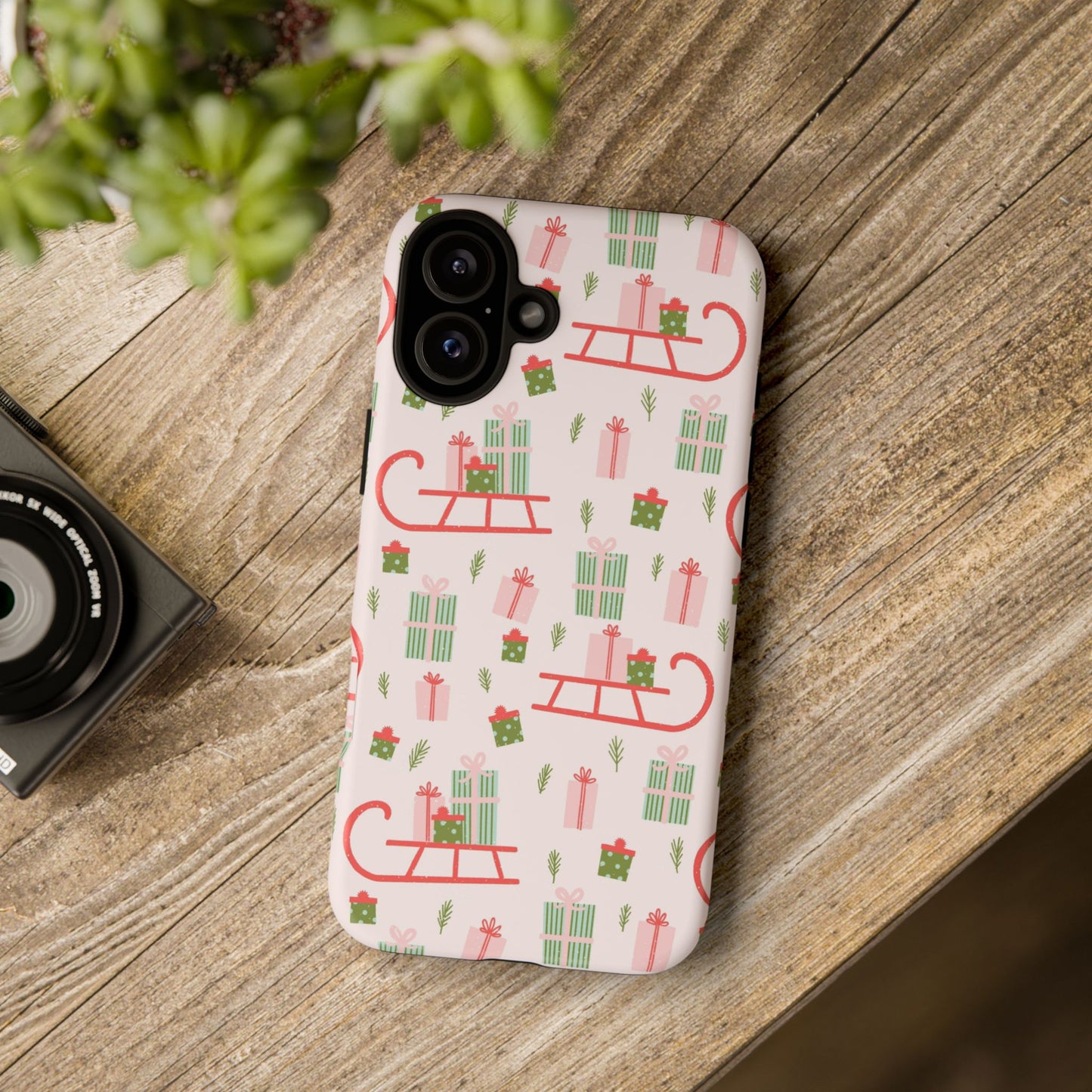 Christmas Gift Sled - iPhone Case