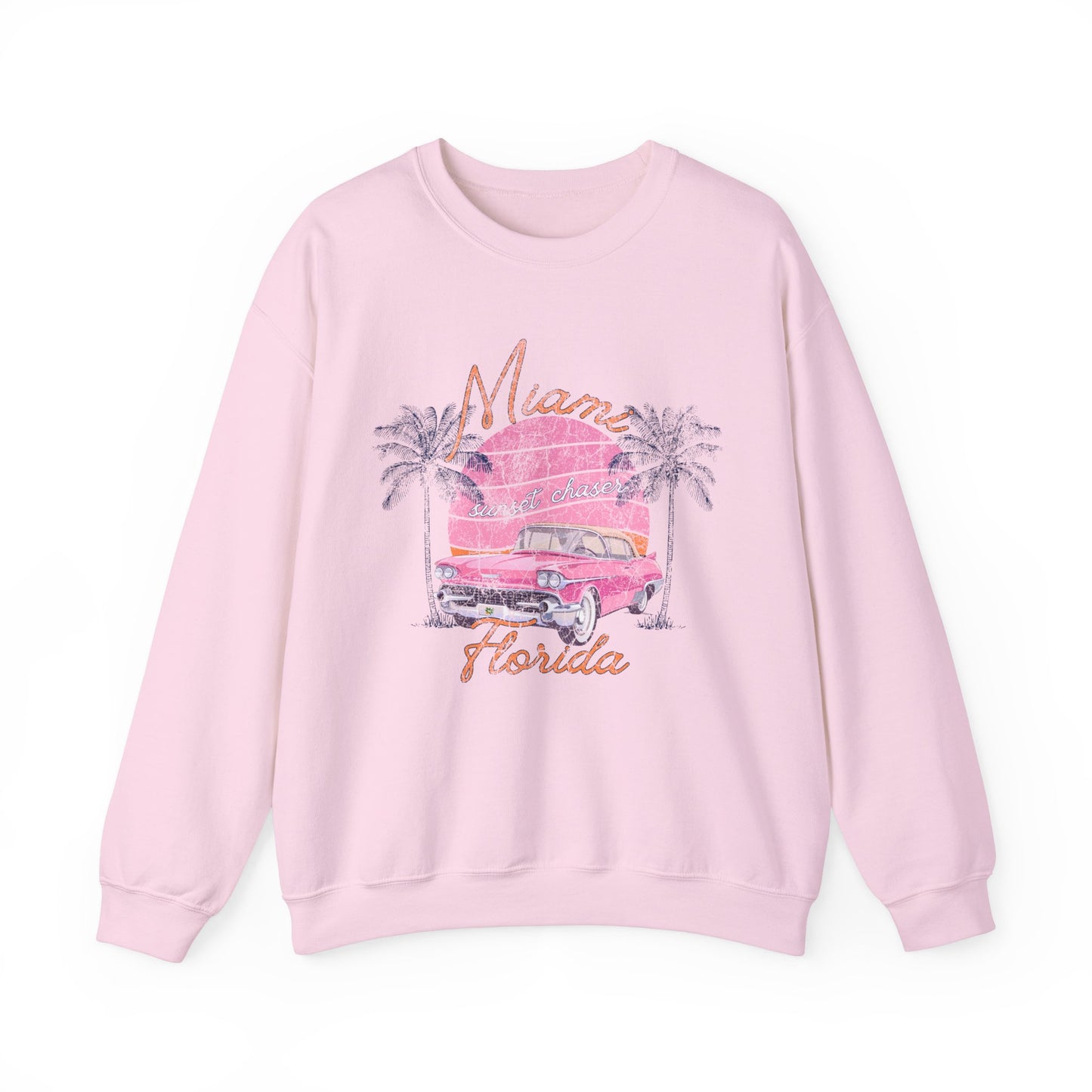 Miami Florida Car - Cute Retro Sweatshirt