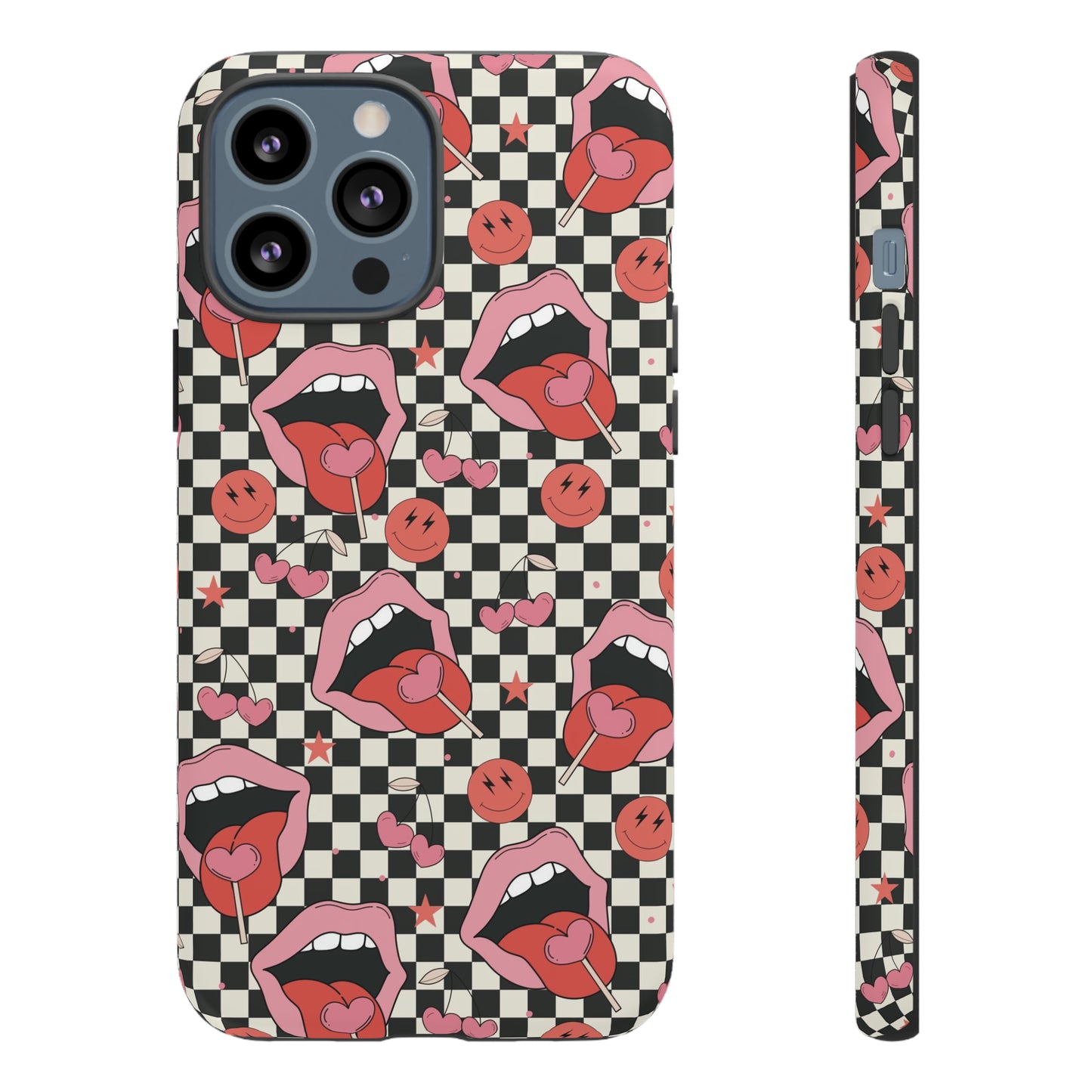 Retro Lips Smile - iPhone Case