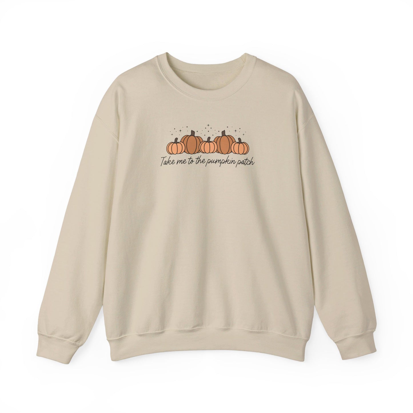 Take Me To The Pumpkin Patch Autumn Fall Sweatshirt - Unisex Heavy Blend™ Crewneck Sweatshirt