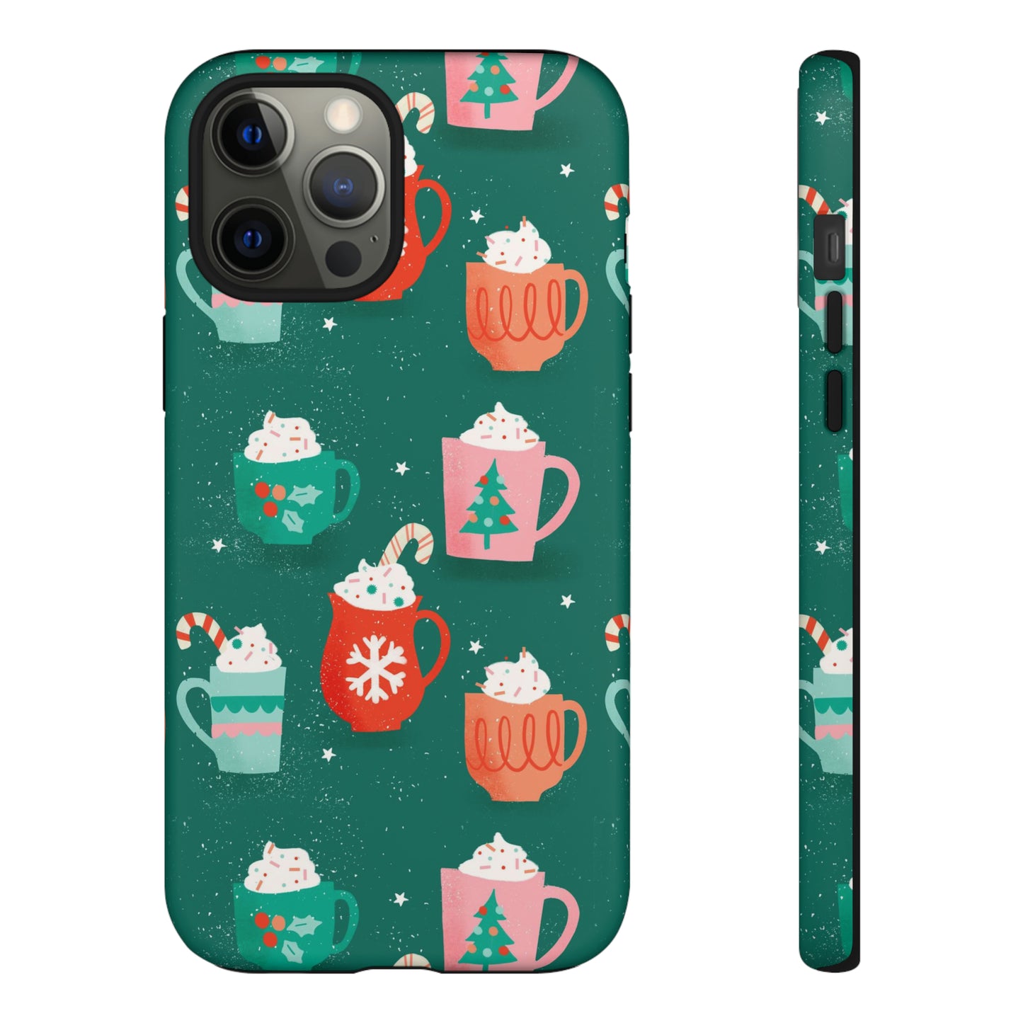 Christmas Coffee Cups - iPhone Case