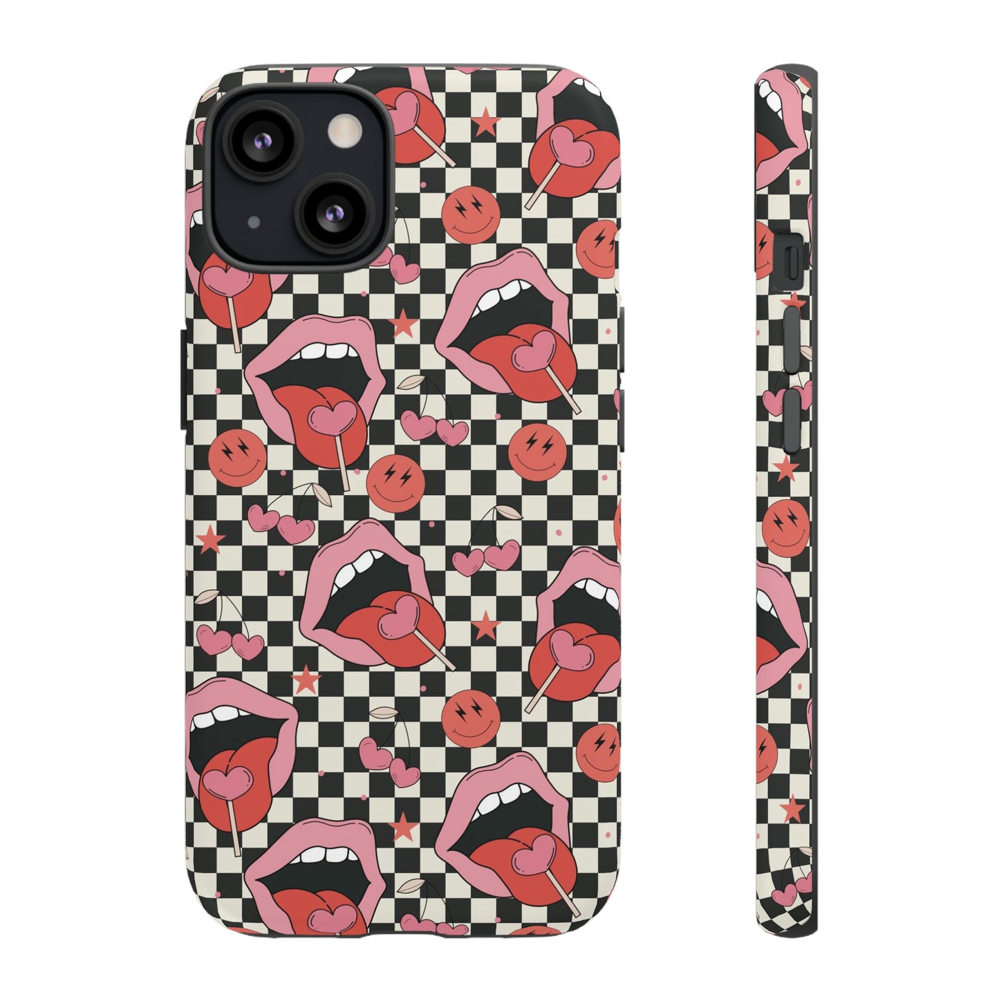 Retro Lips Smile - iPhone Case