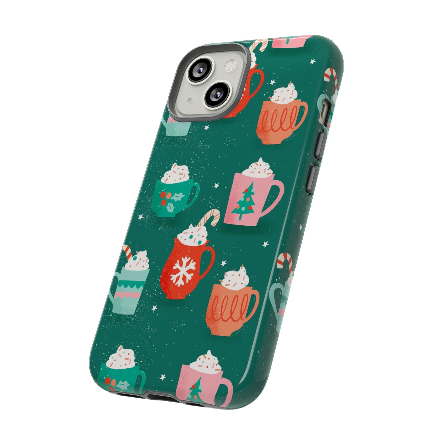 Christmas Coffee Cups - iPhone Case