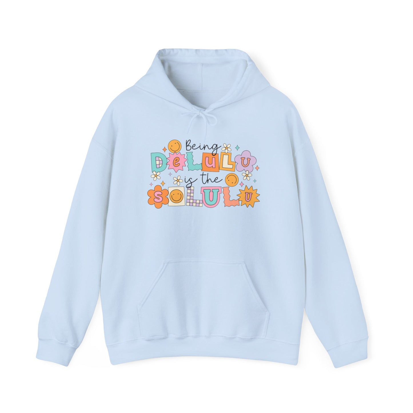 DELULU Cute Hoodie Sweatshirt