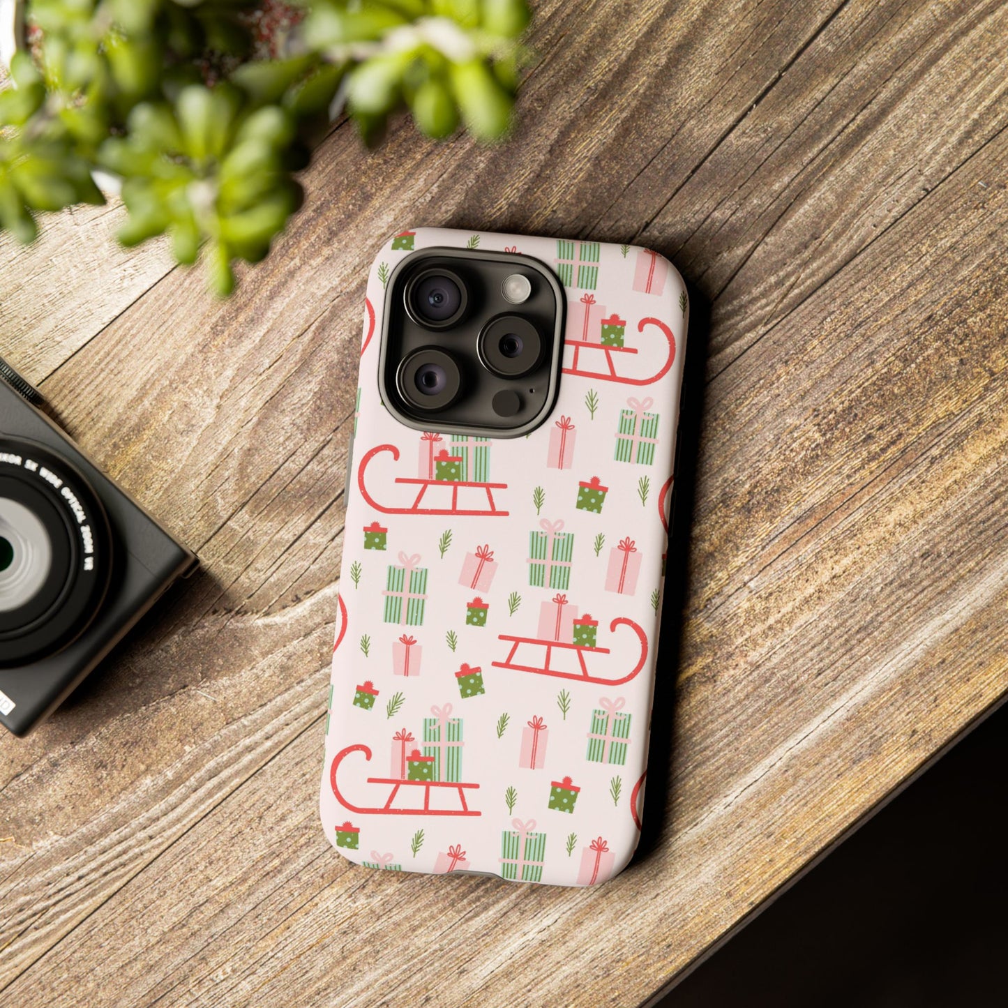 Christmas Gift Sled - iPhone Case