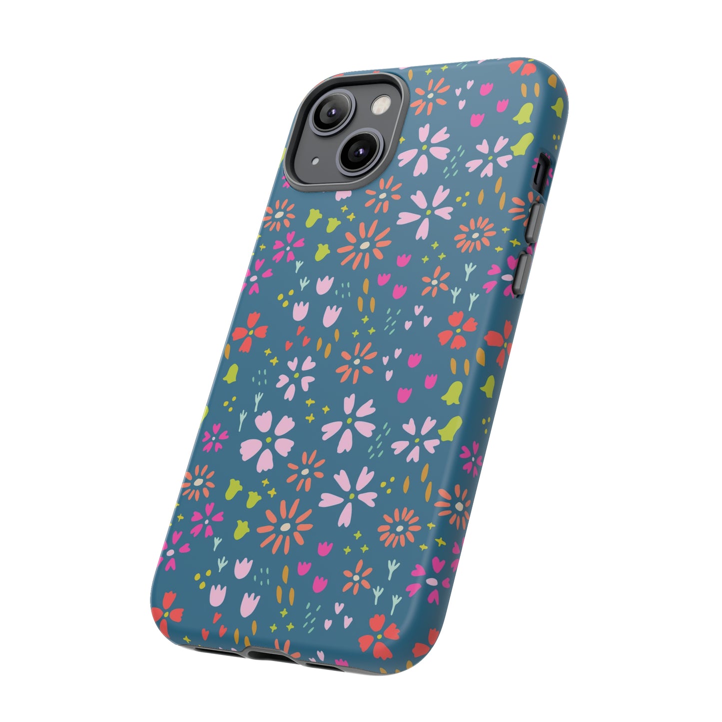 Blue Spring Florals - iPhone Case