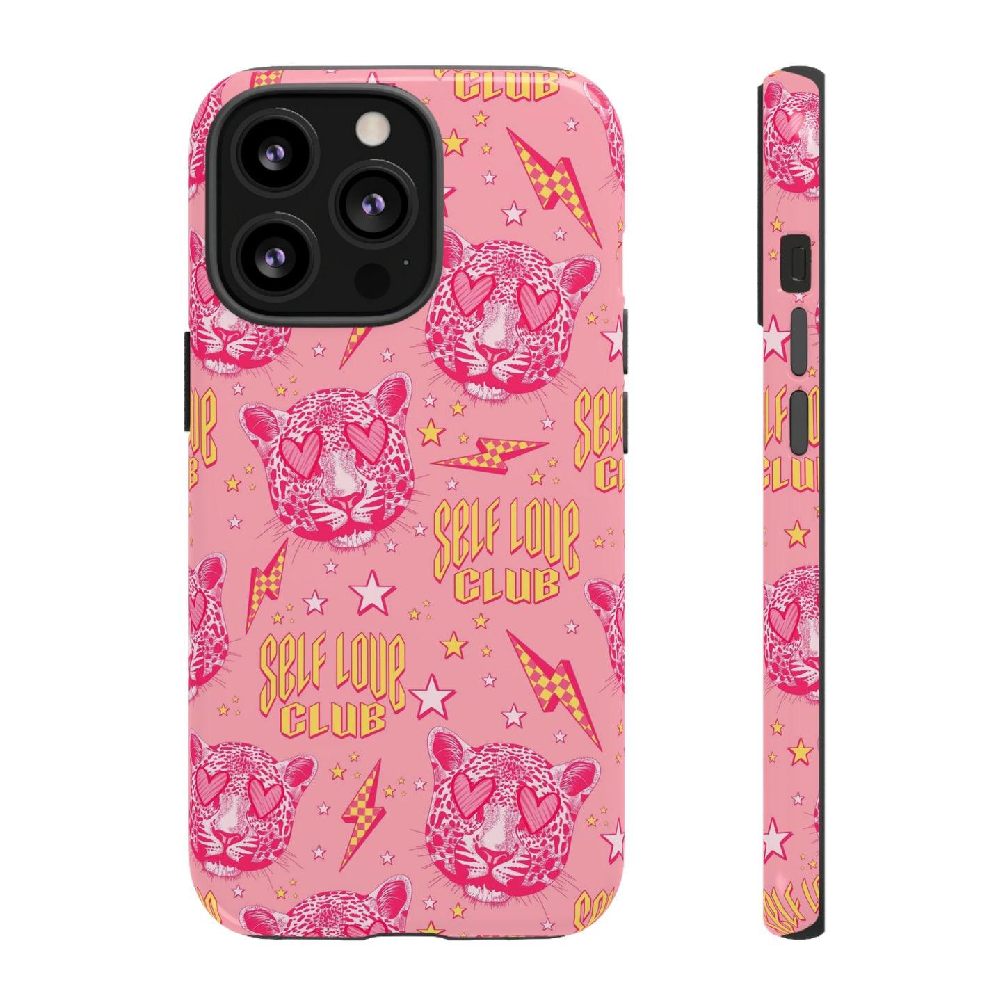 Self Love Club Tiger - Pink iPhone Case