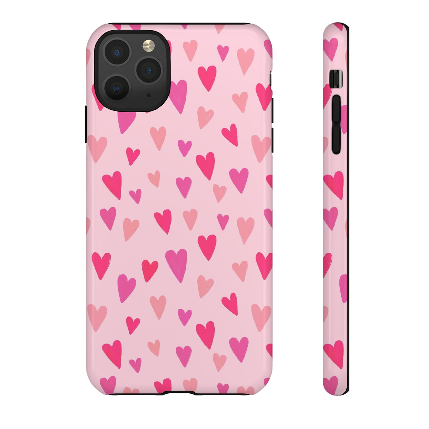 Pink Hearts Valentine iPhone Case