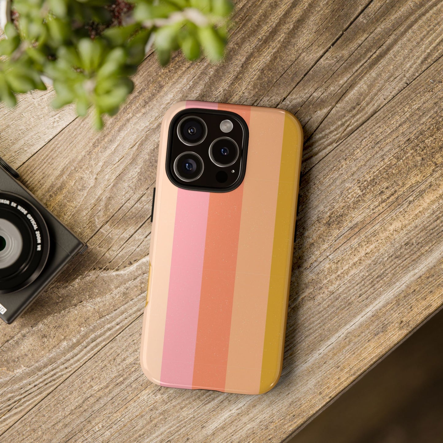Boho Autumn Stripes - iPhone Case