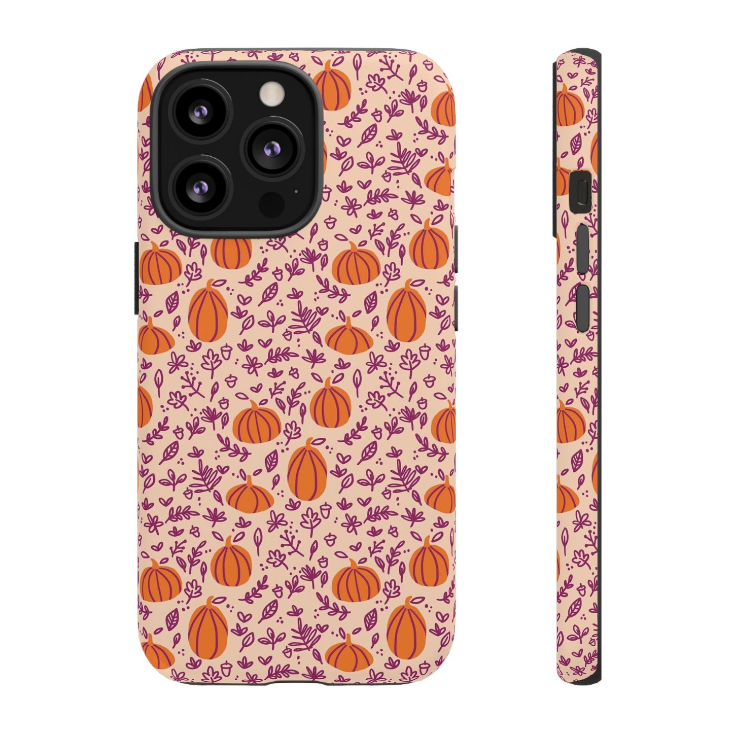 Pumpkin and Doodles Florals - iPhone Case