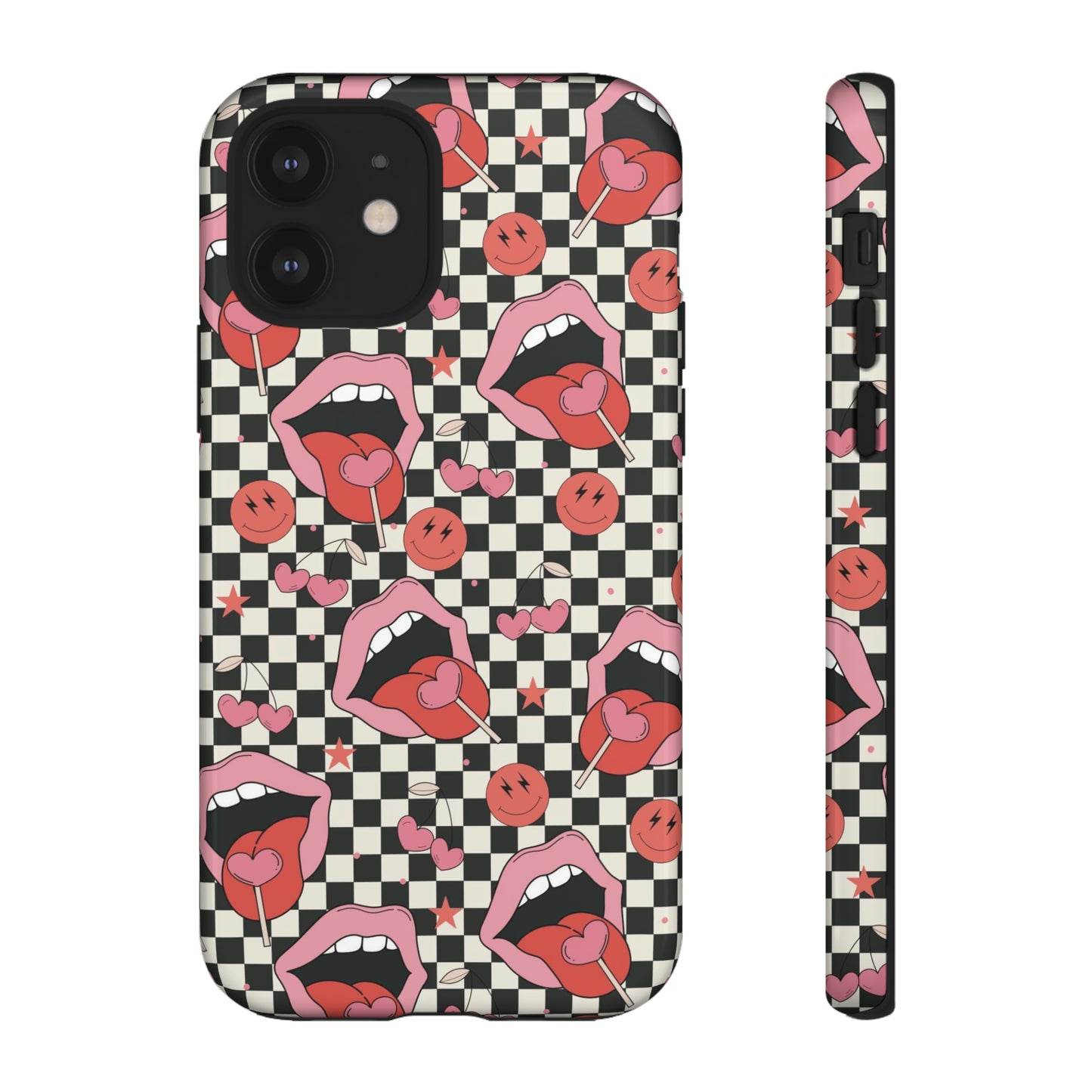 Retro Lips Smile - iPhone Case