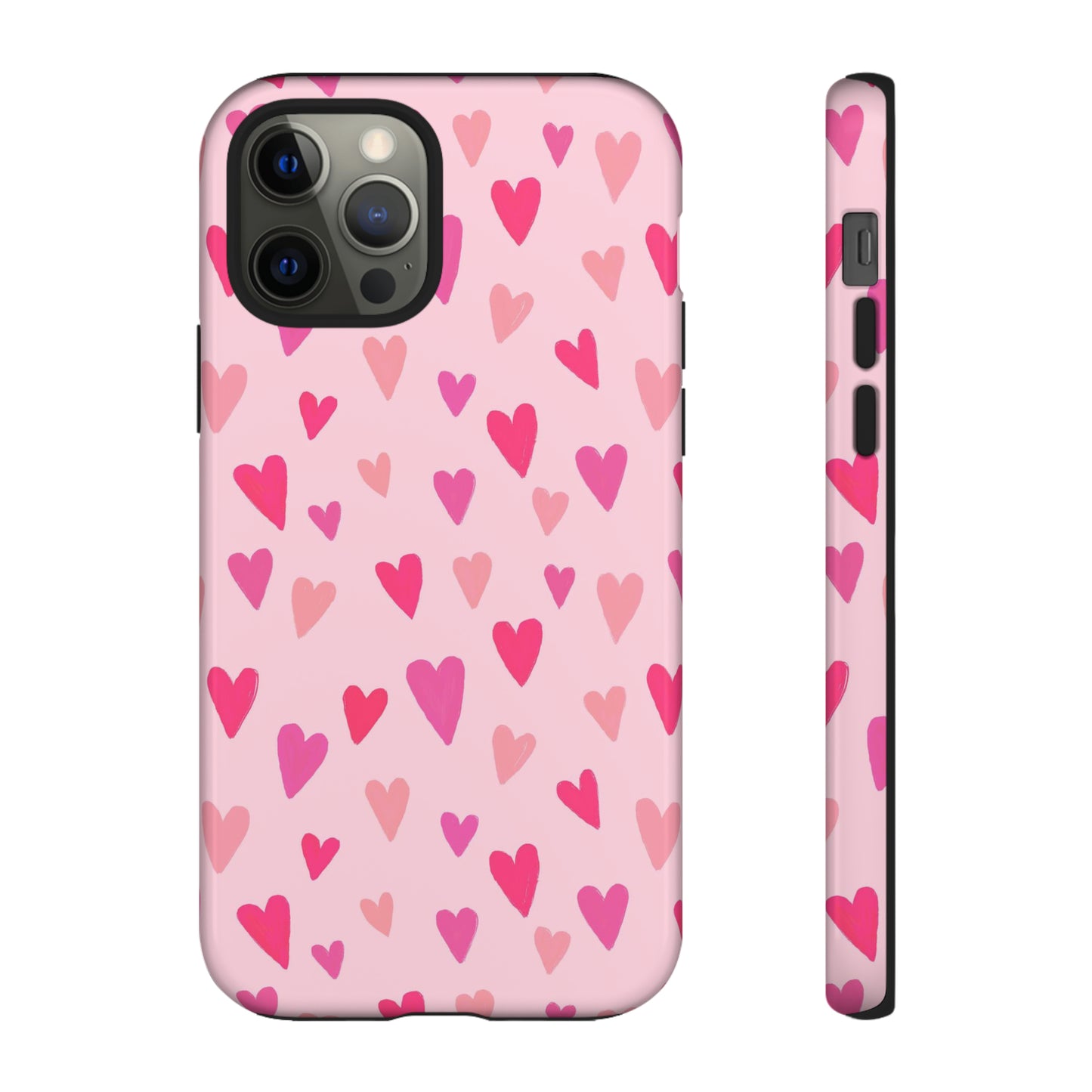 Pink Hearts Valentine iPhone Case