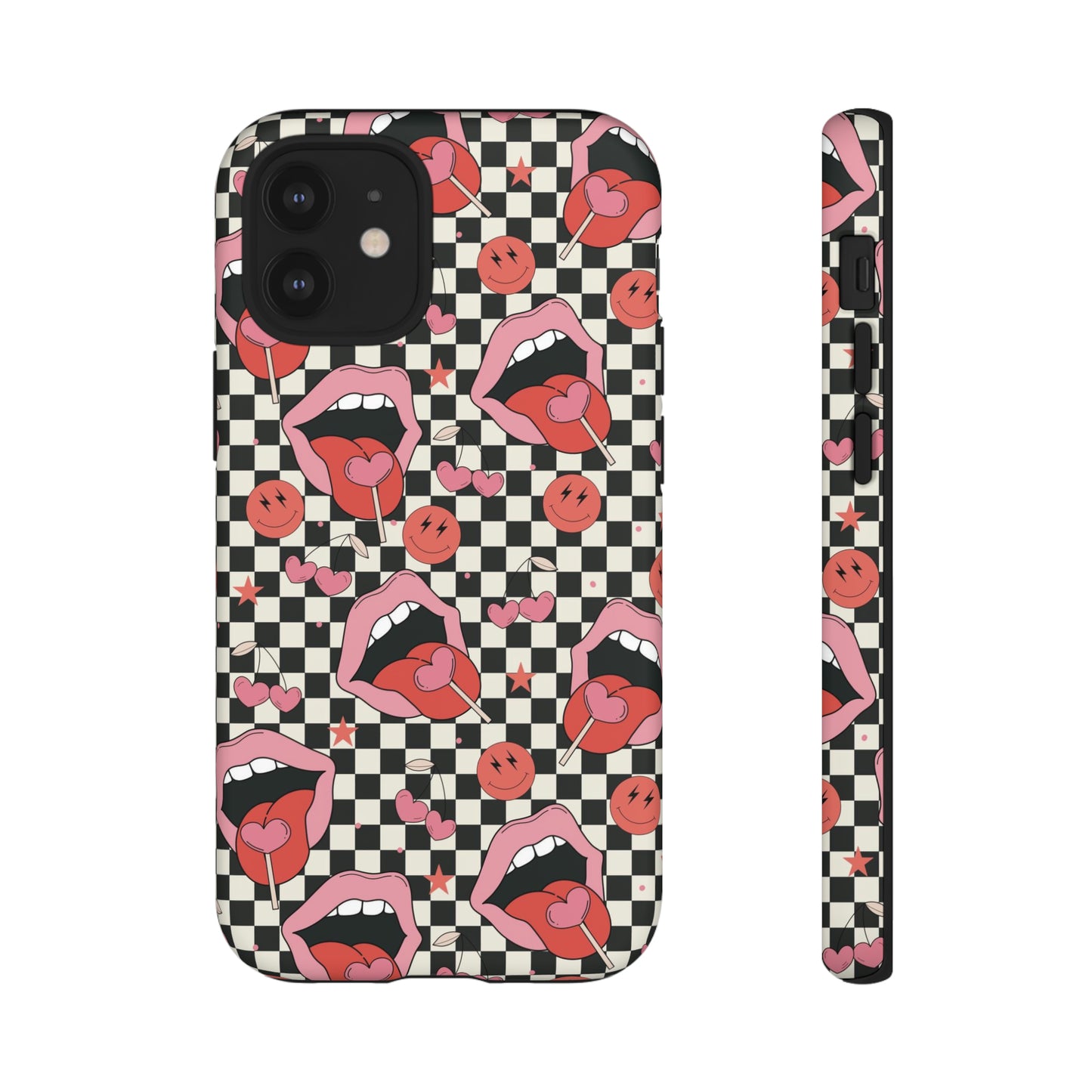 Retro Lips Smile - iPhone Case