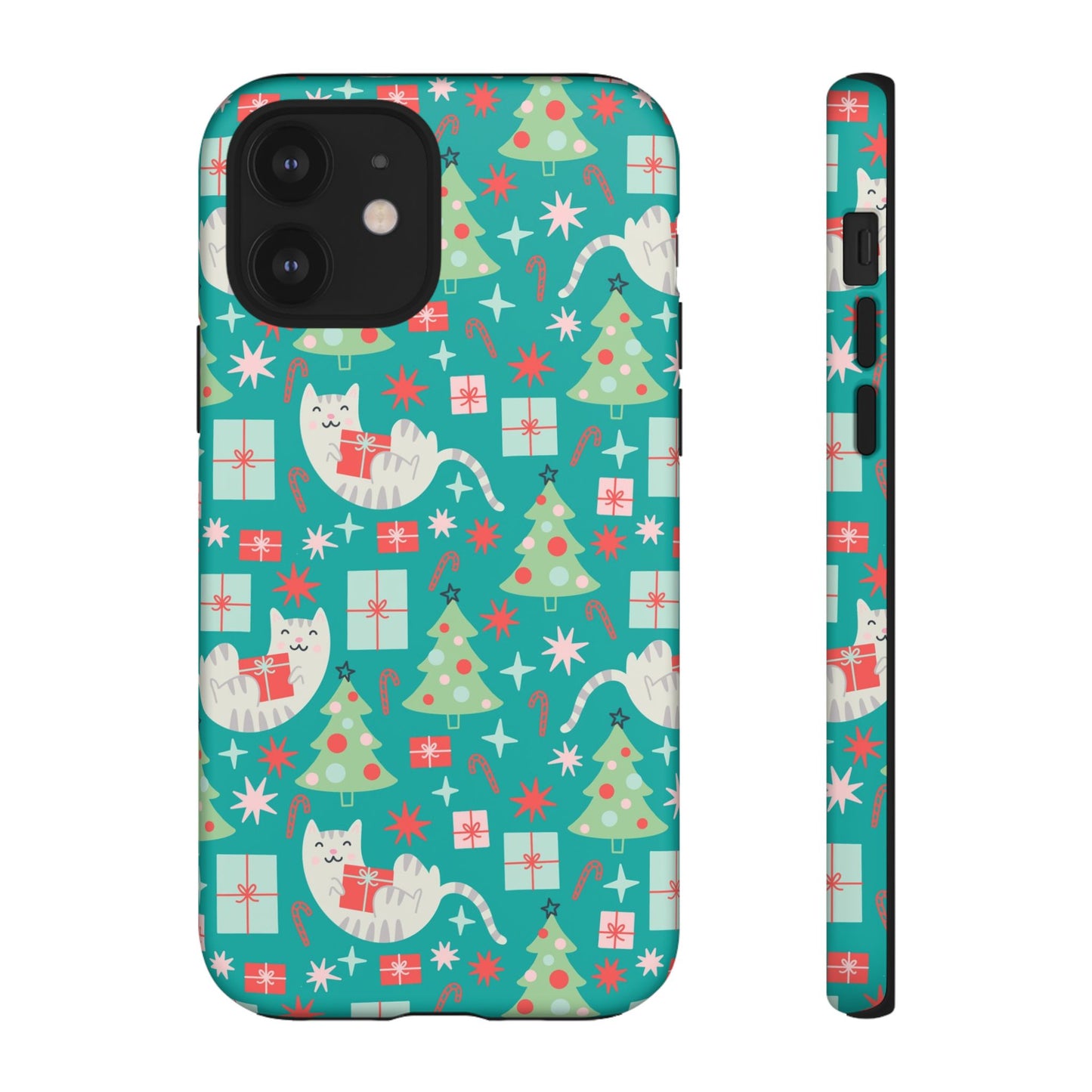 Cats With Christmas Gifts - iPhone Case