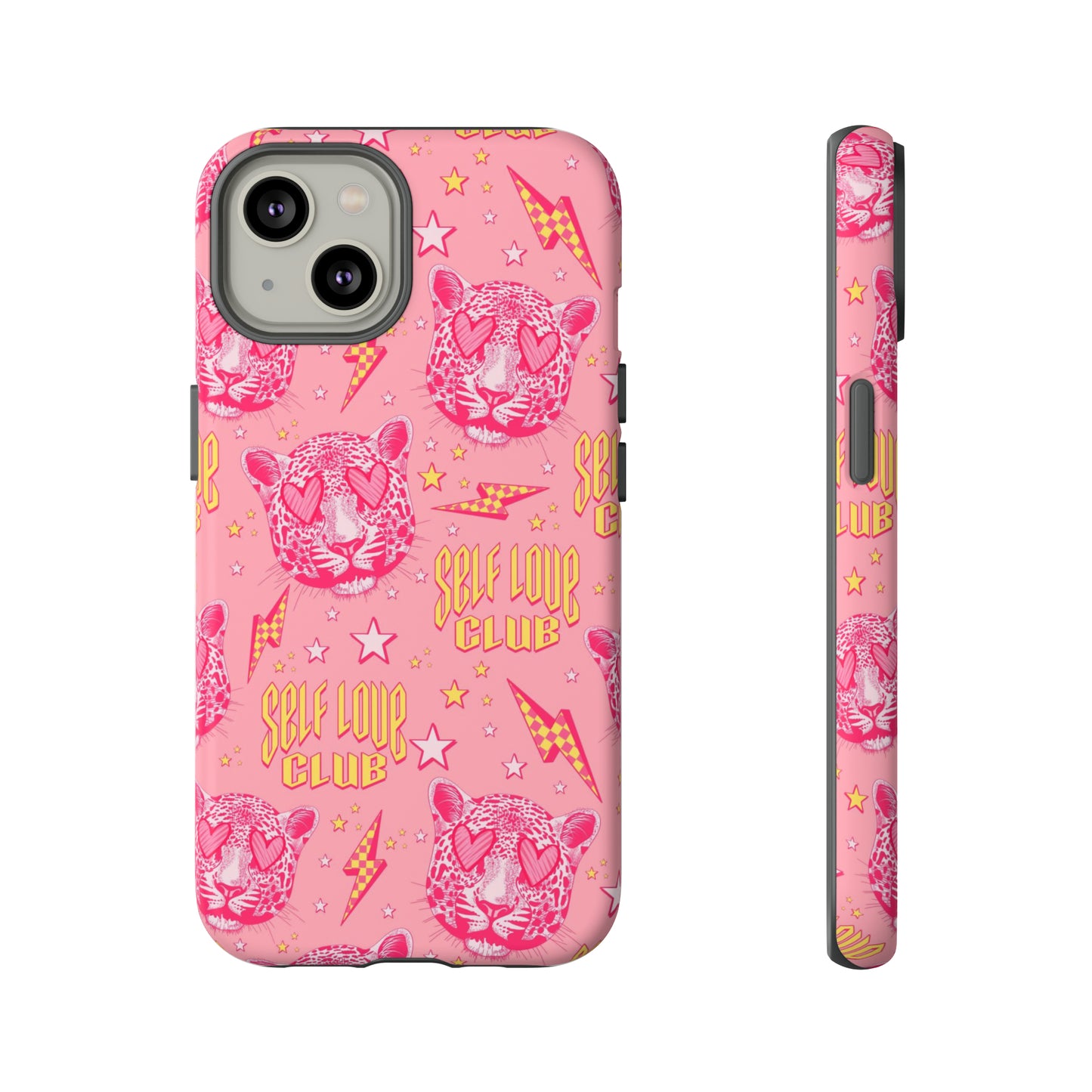 Self Love Club Tiger - Pink iPhone Case