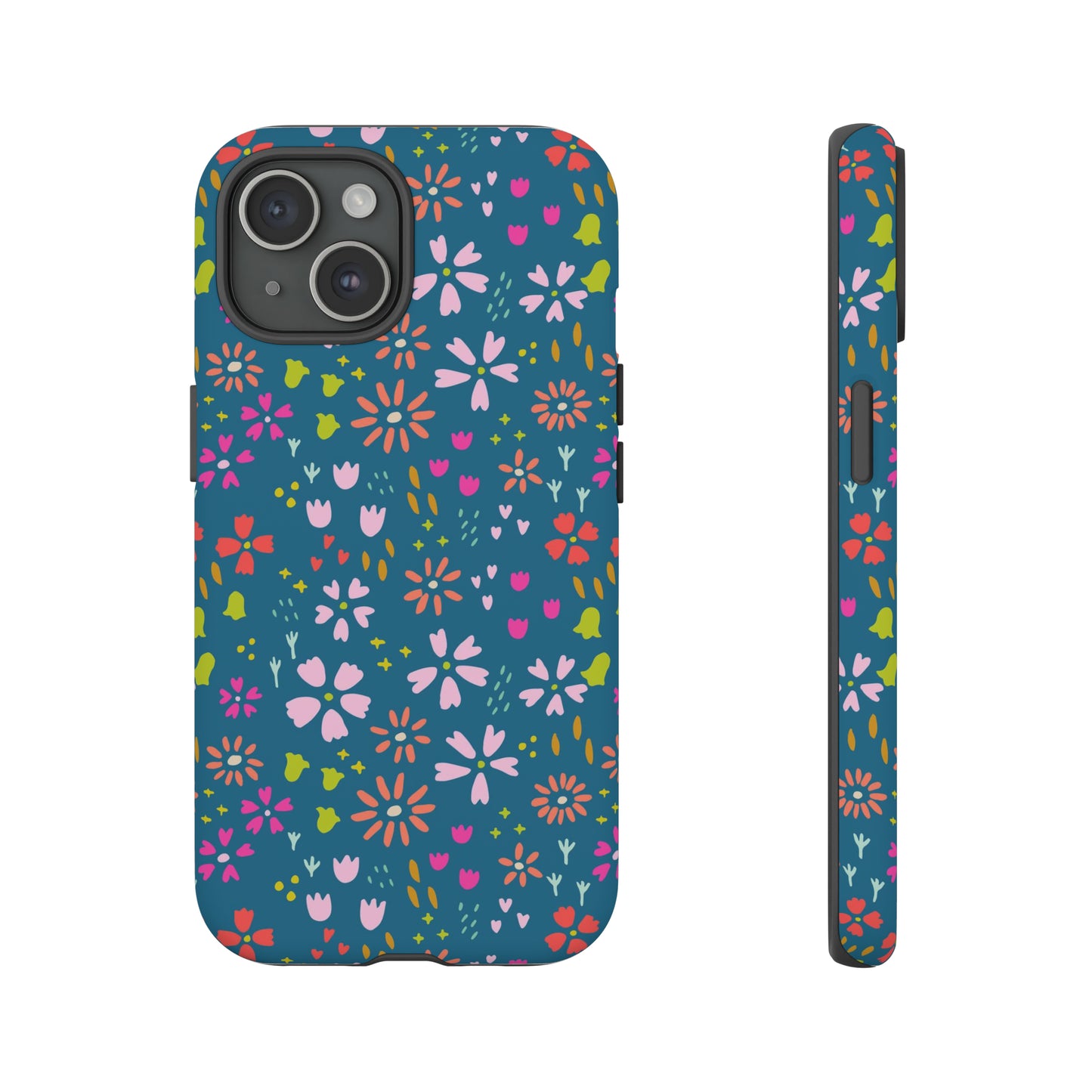 Blue Spring Florals - iPhone Case