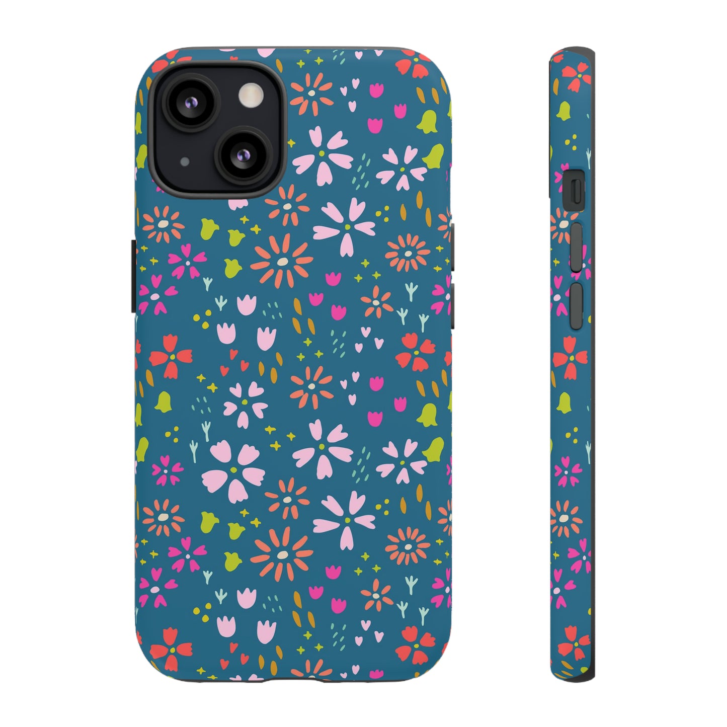 Blue Spring Florals - iPhone Case