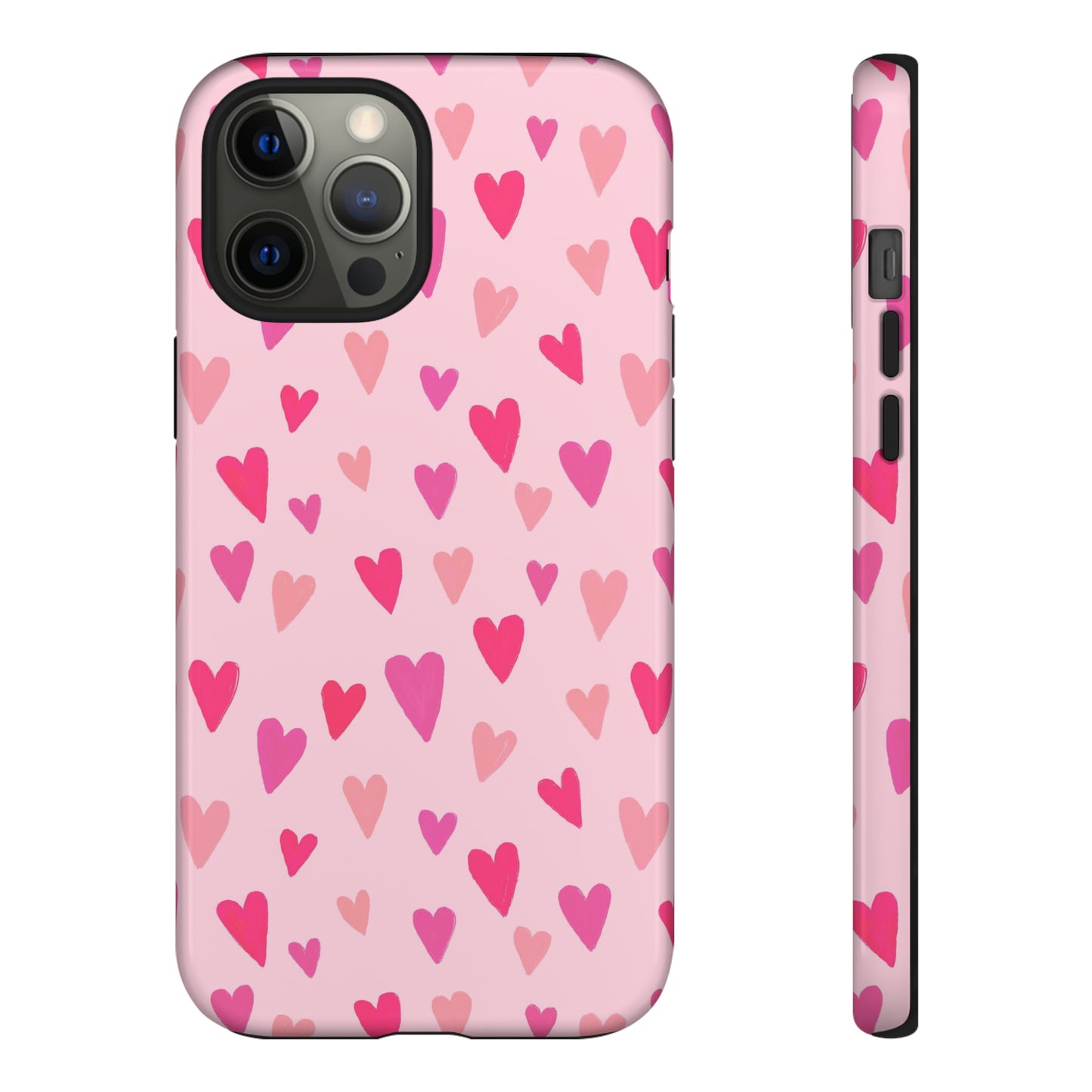 Pink Hearts Valentine iPhone Case