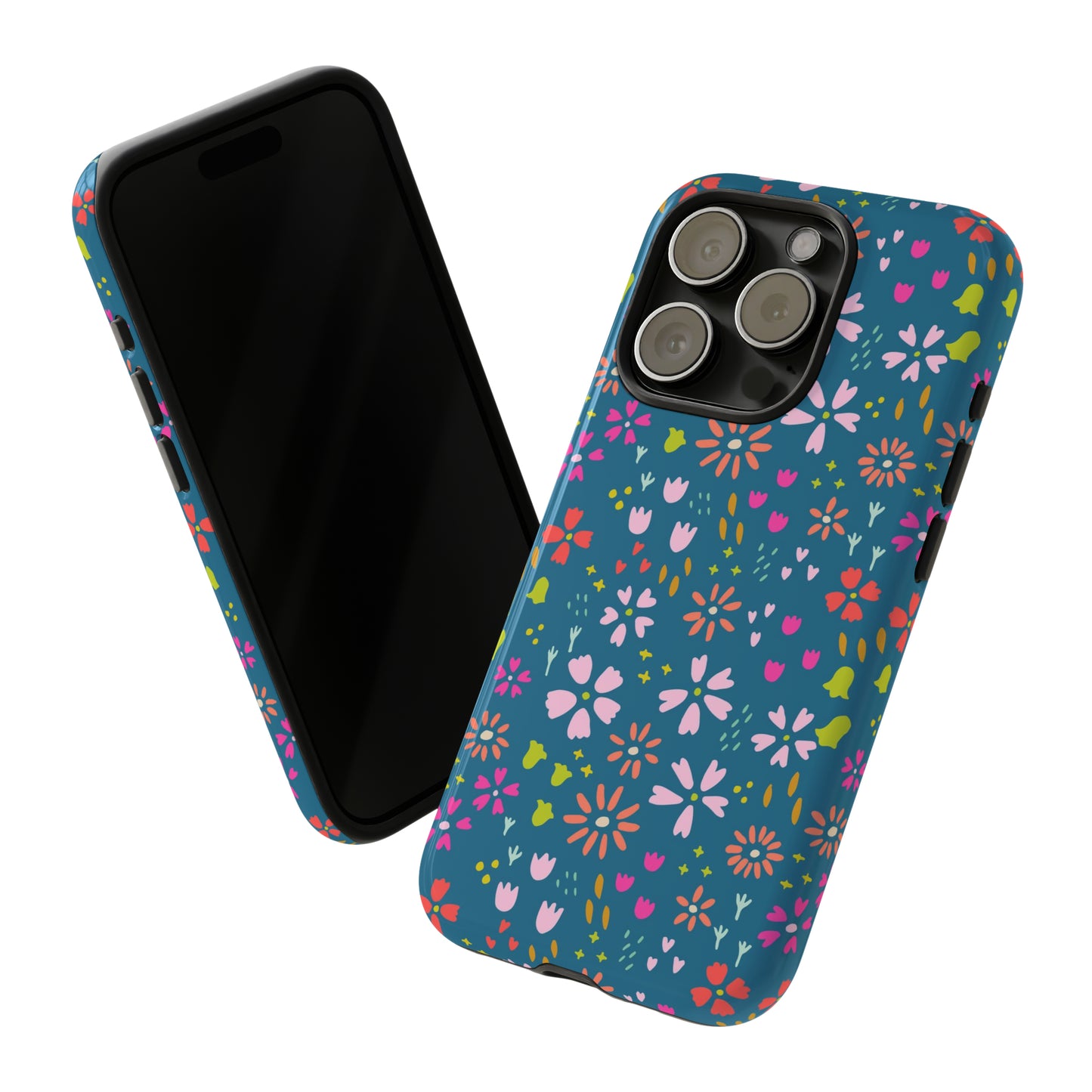 Blue Spring Florals - iPhone Case