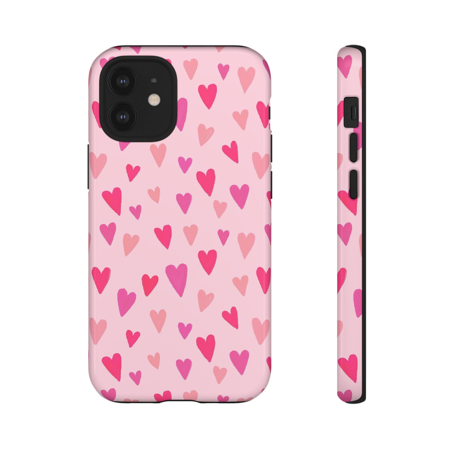 Pink Hearts Valentine iPhone Case