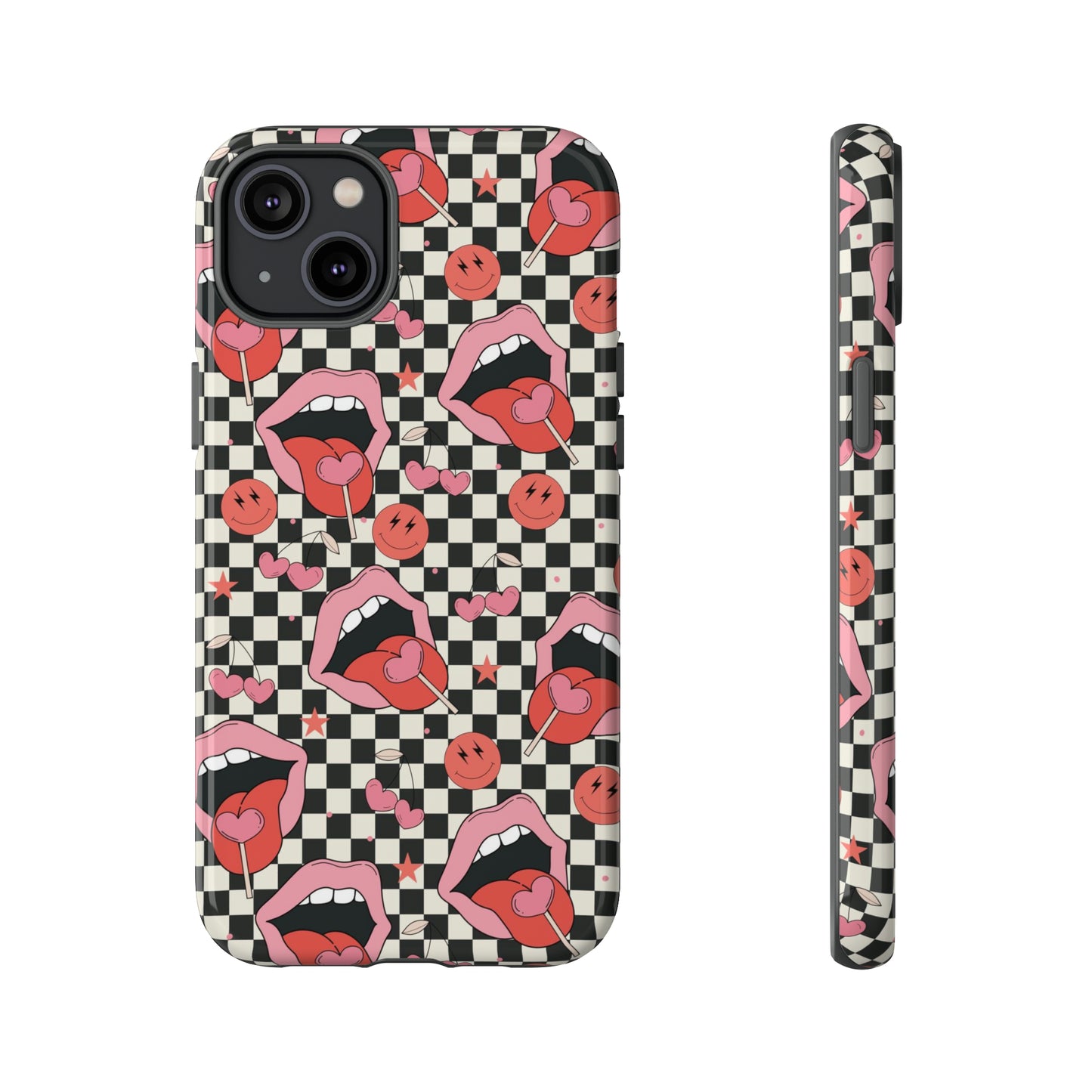 Retro Lips Smile - iPhone Case