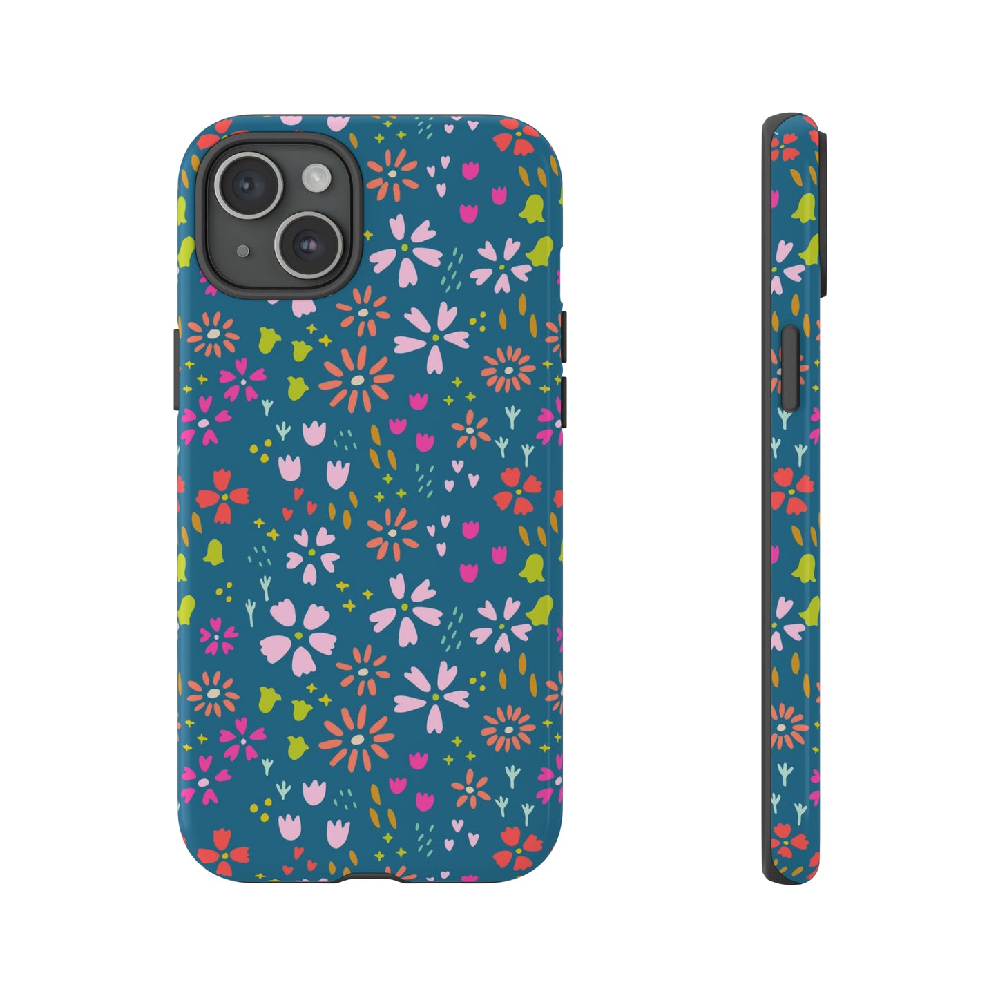 Blue Spring Florals - iPhone Case