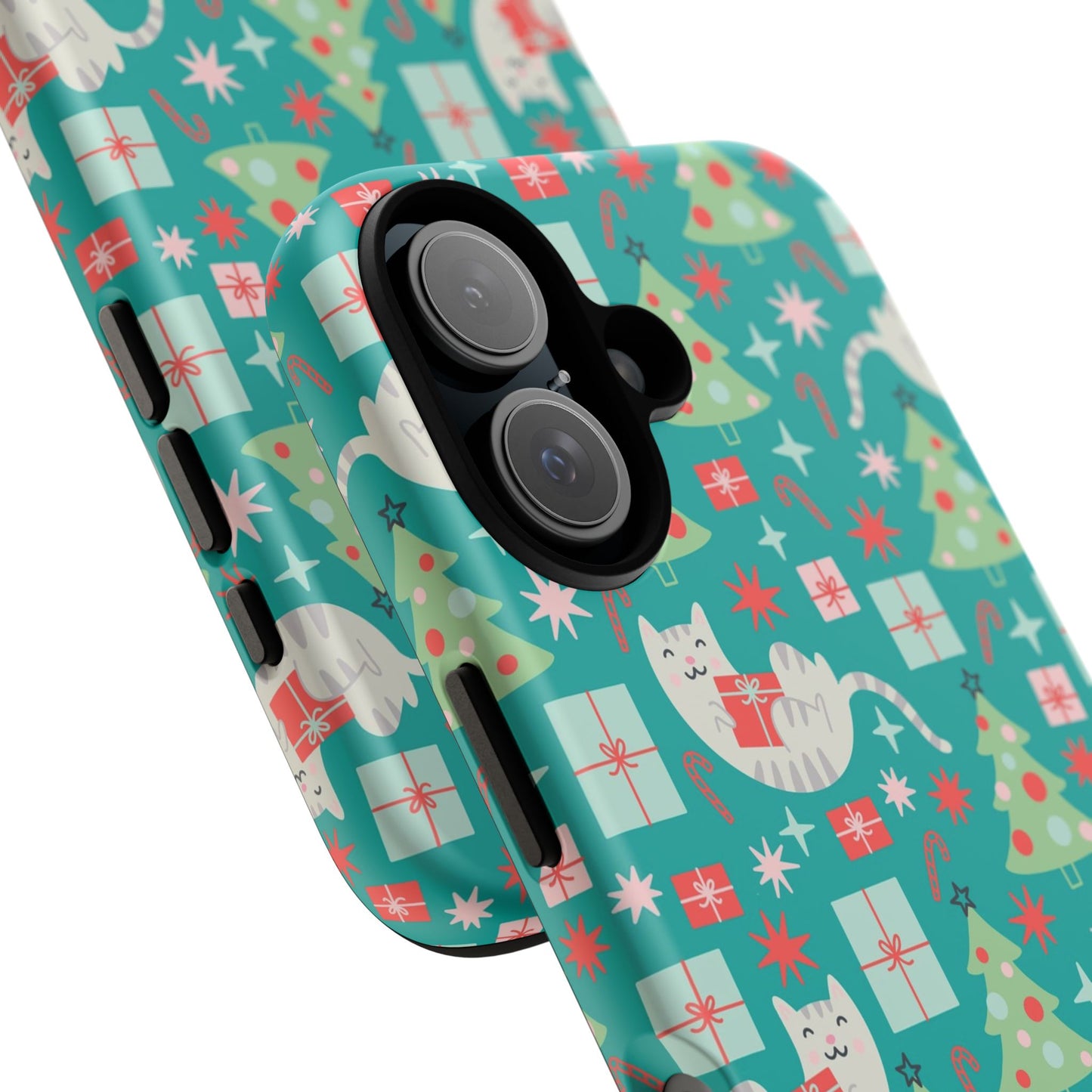 Cats With Christmas Gifts - iPhone Case