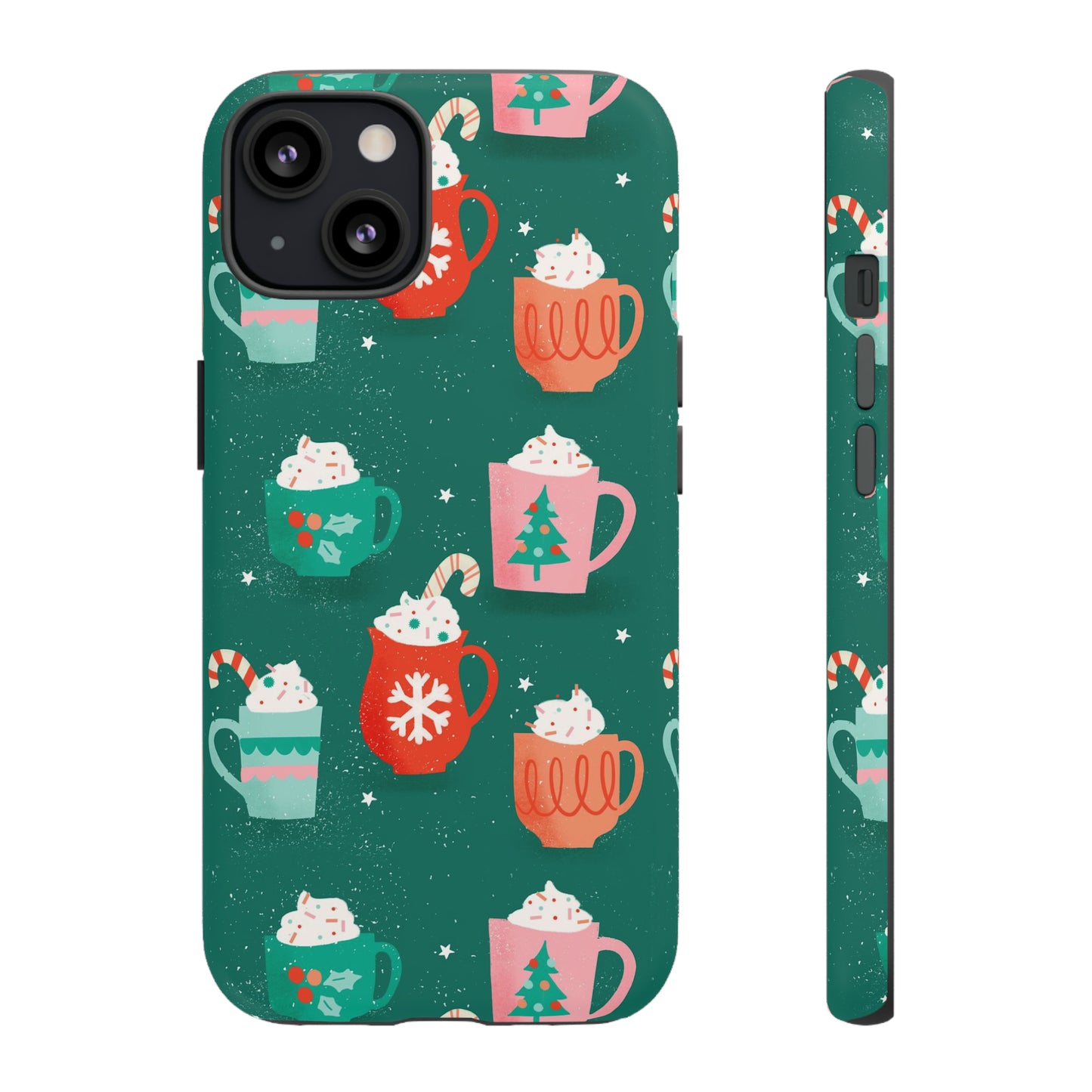 Christmas Coffee Cups - iPhone Case