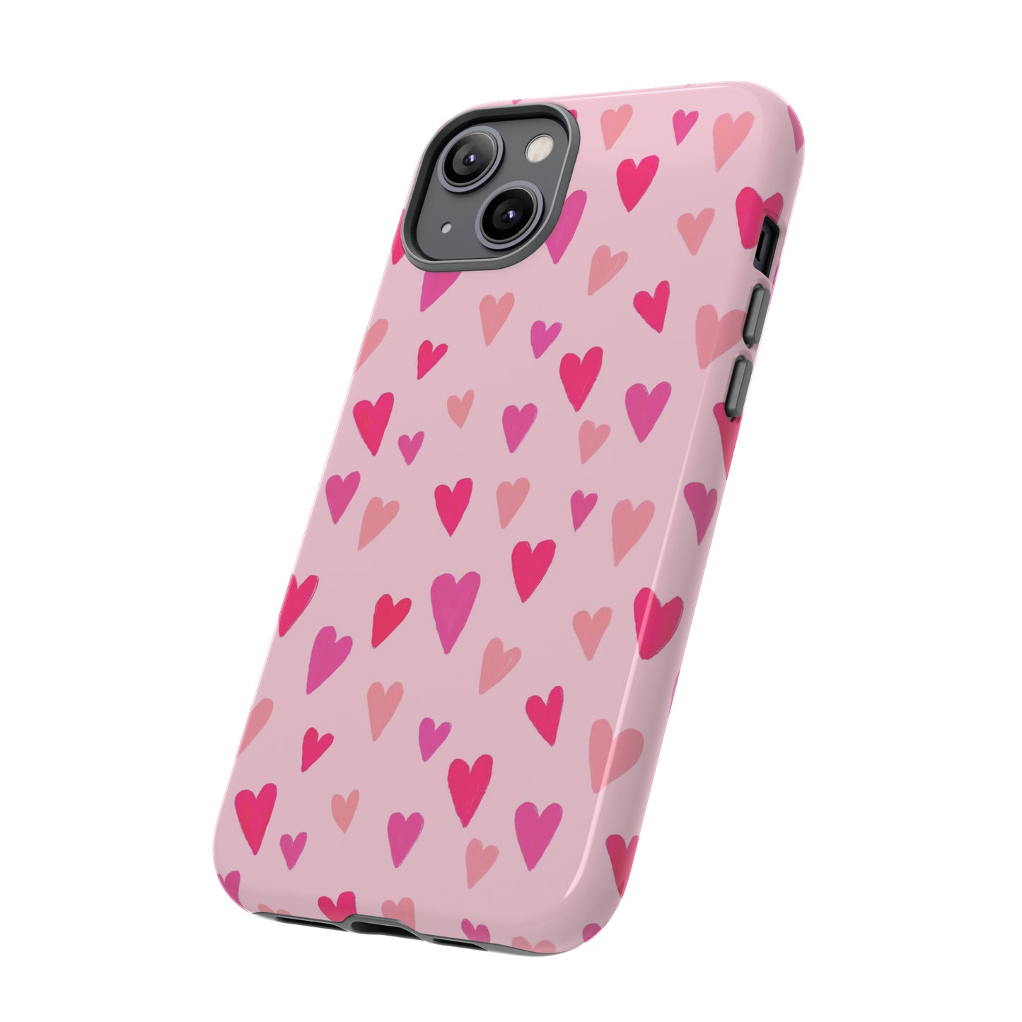 Pink Hearts Valentine iPhone Case