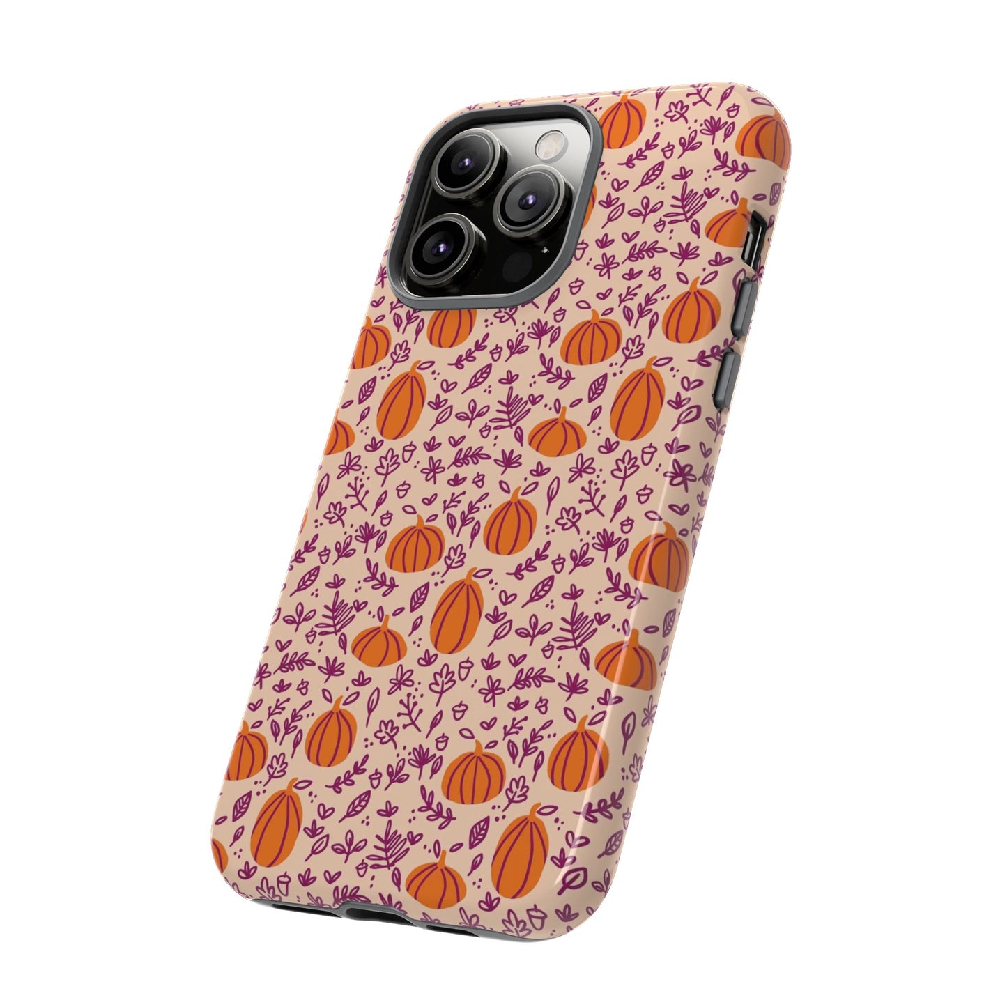 Pumpkin and Doodles Florals - iPhone Case