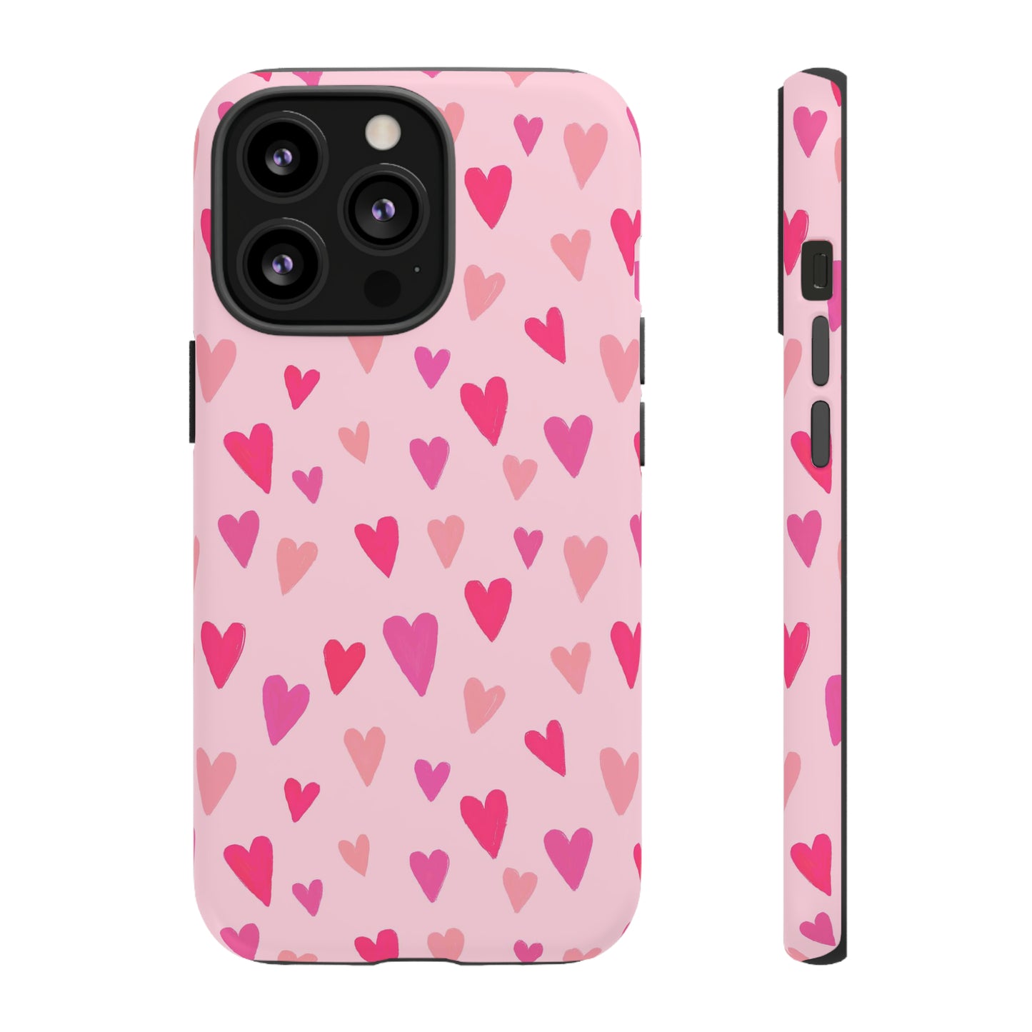 Pink Hearts Valentine iPhone Case