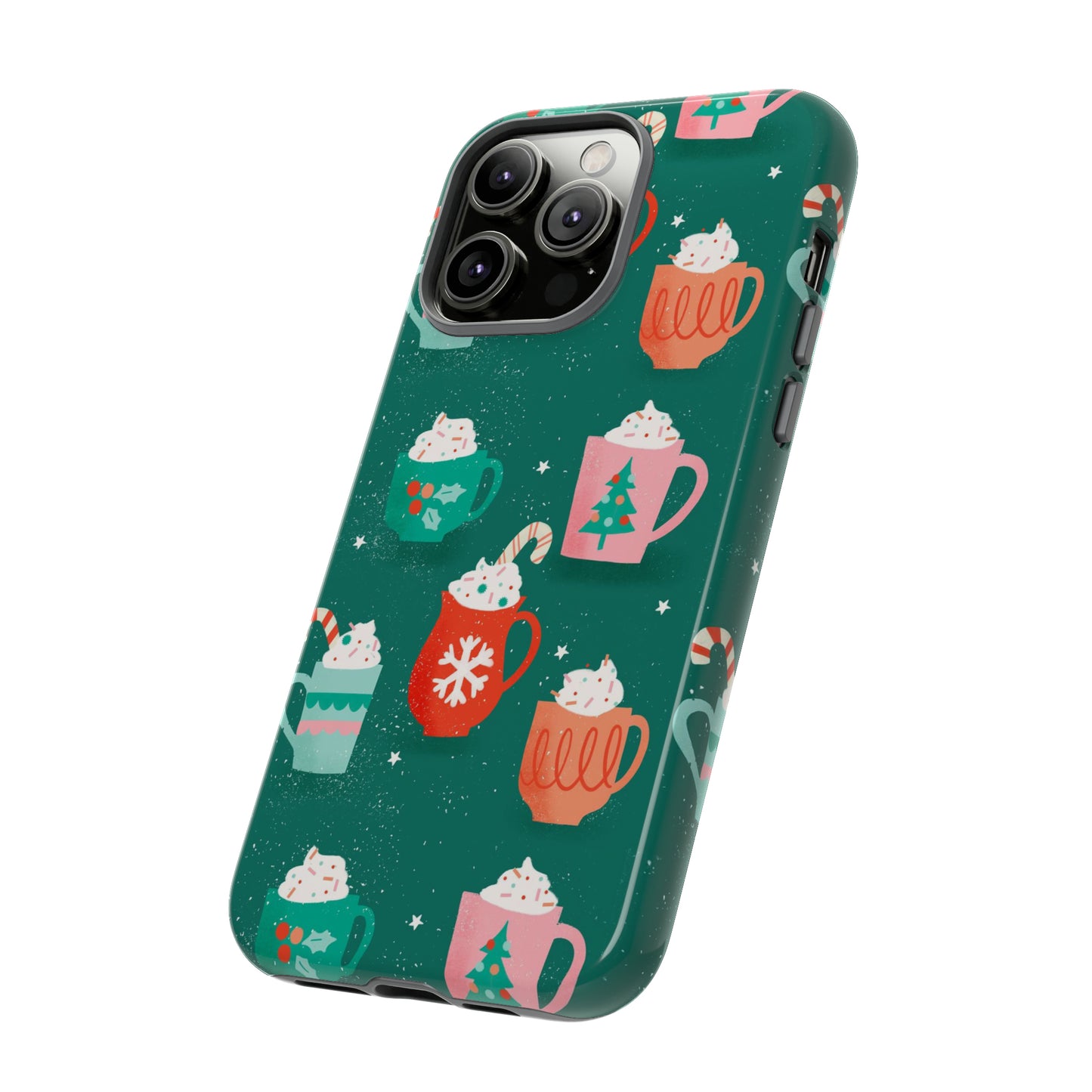 Christmas Coffee Cups - iPhone Case