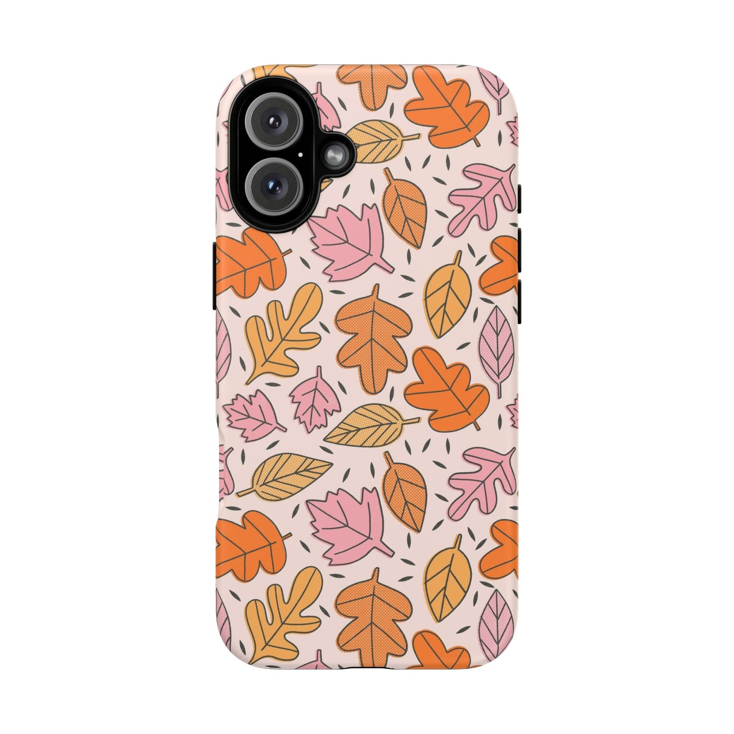 Doodled Fall Leaves - iPhone Case