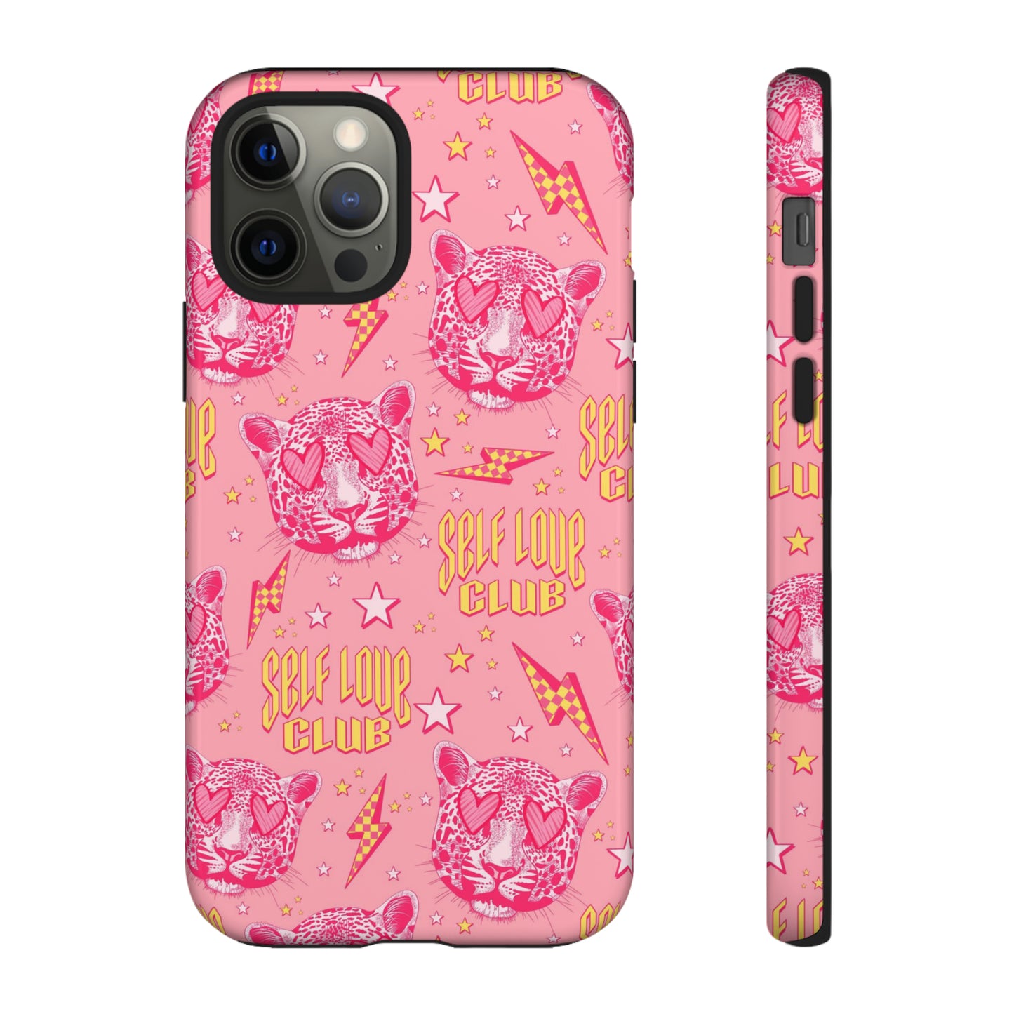 Self Love Club Tiger - Pink iPhone Case