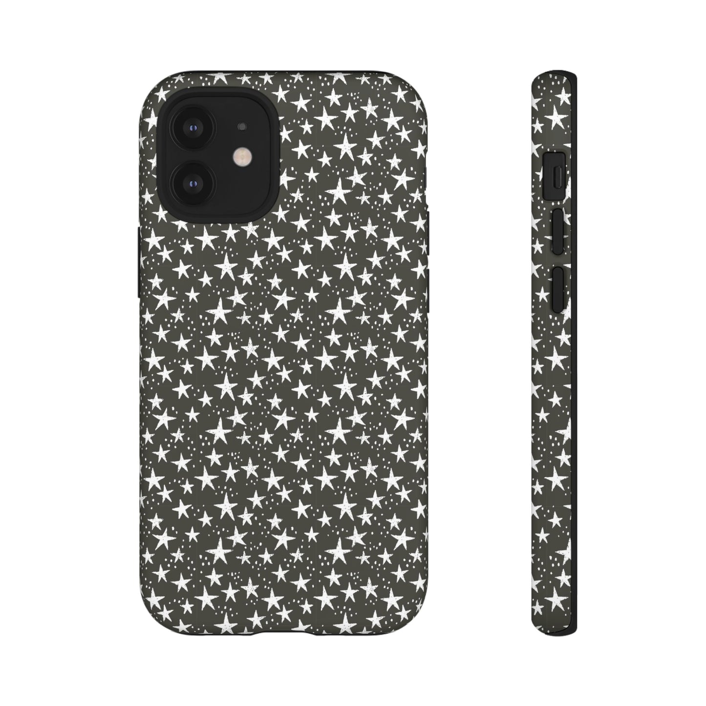 Halloween Stars Black - iPhone Case