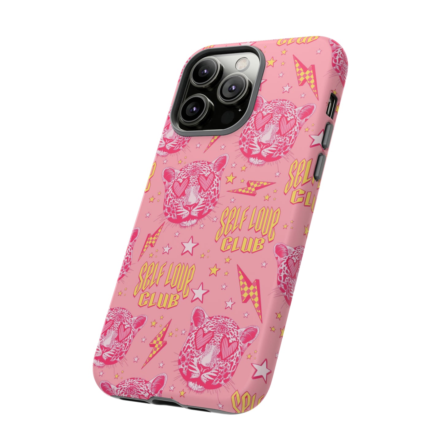 Self Love Club Tiger - Pink iPhone Case