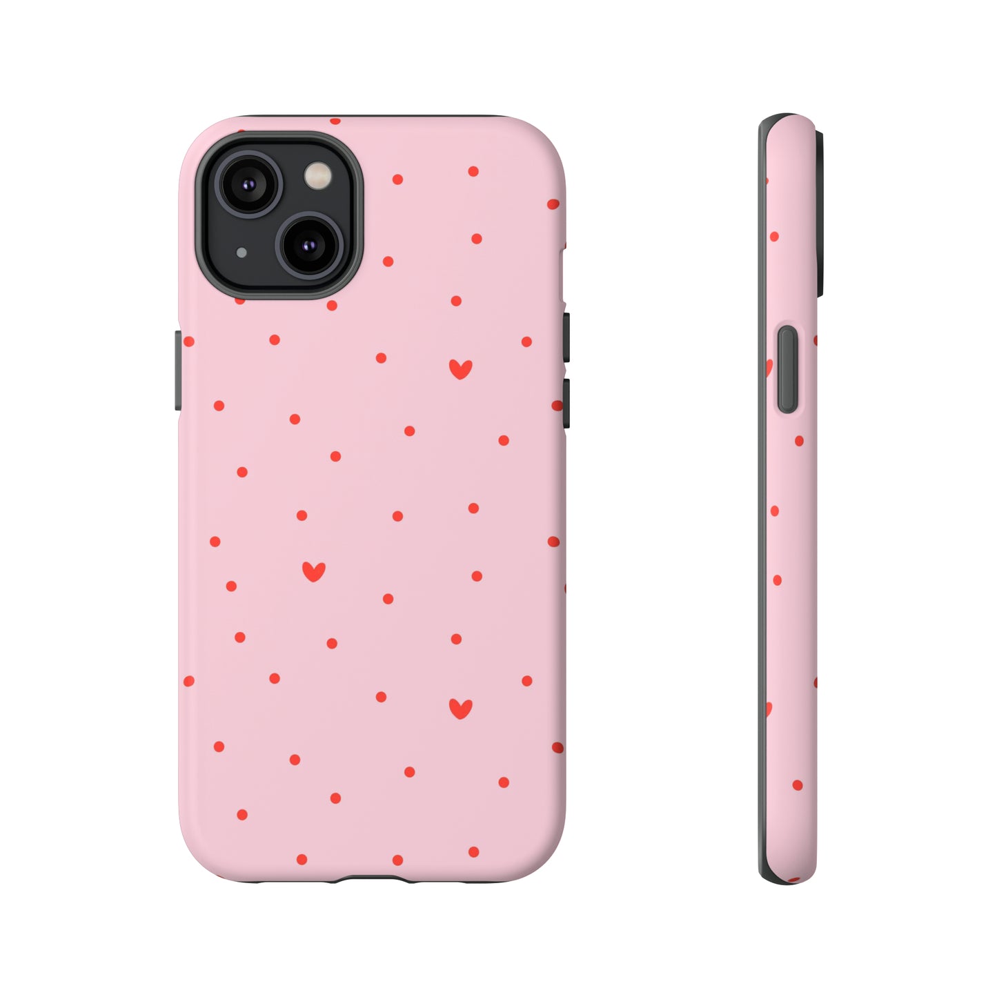 Tiny Hearts on Pink - iPhone Case