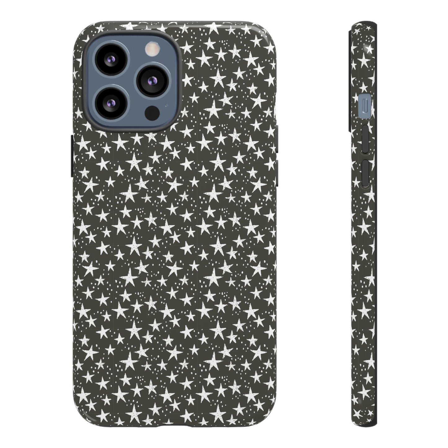 Halloween Stars Black - iPhone Case