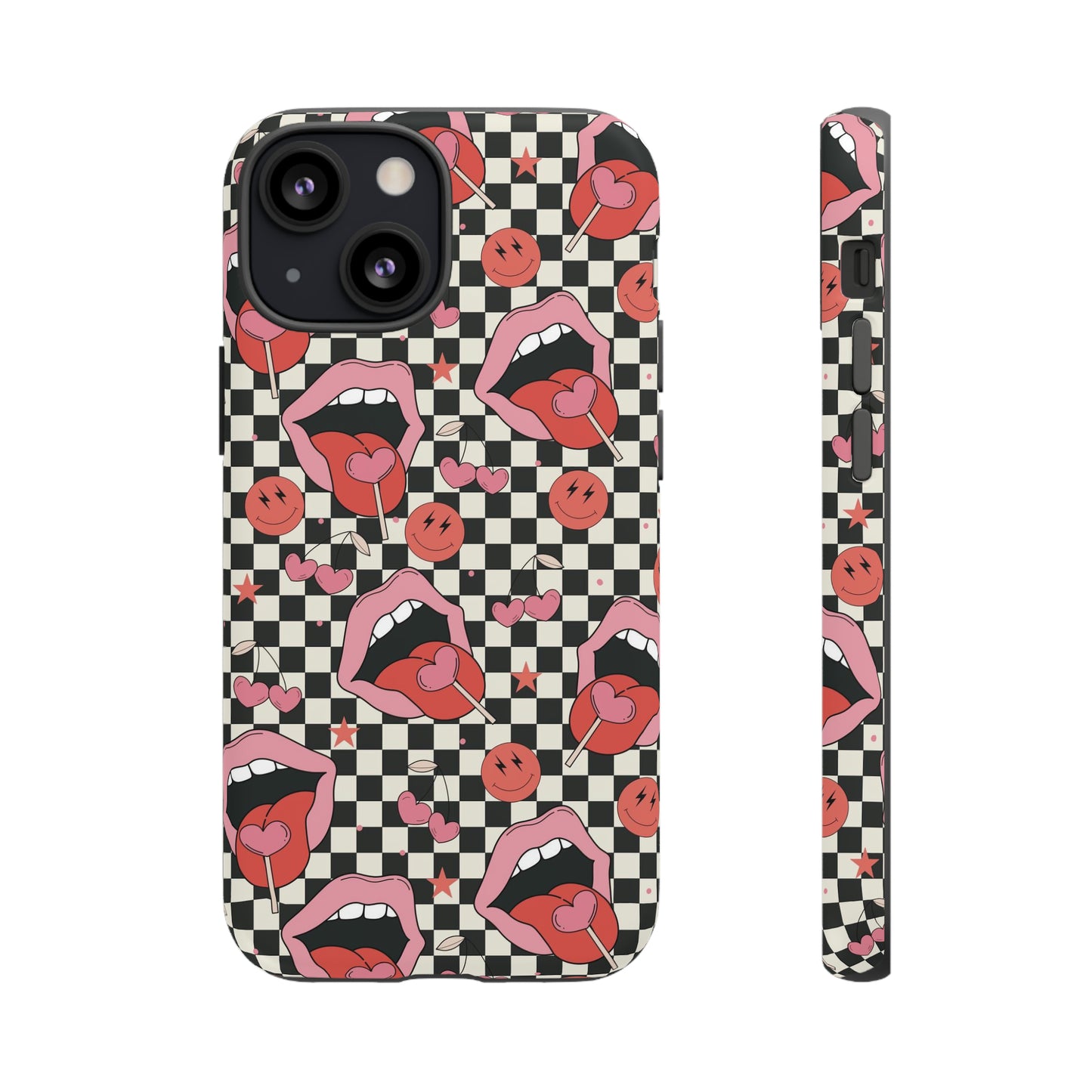 Retro Lips Smile - iPhone Case