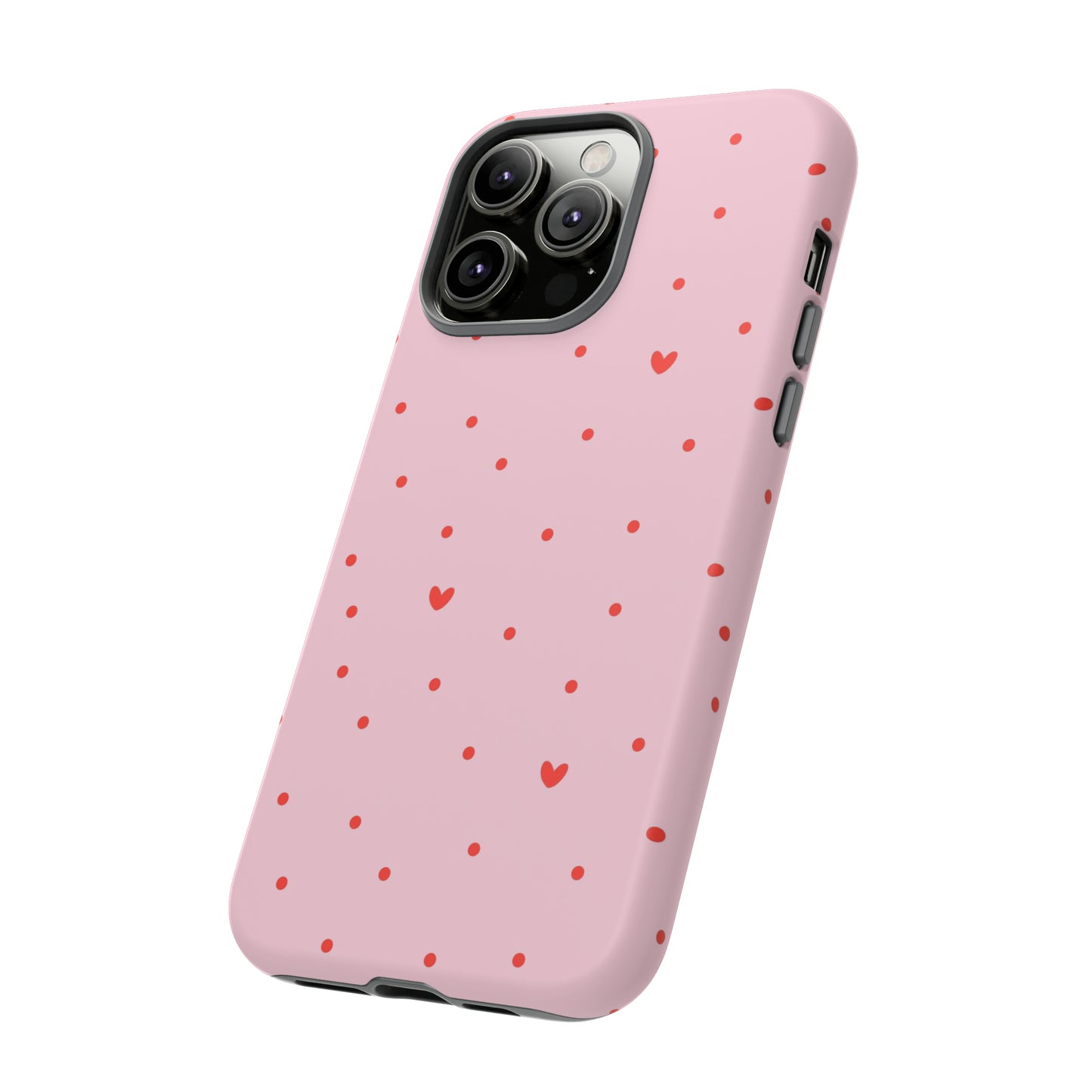 Tiny Hearts on Pink - iPhone Case