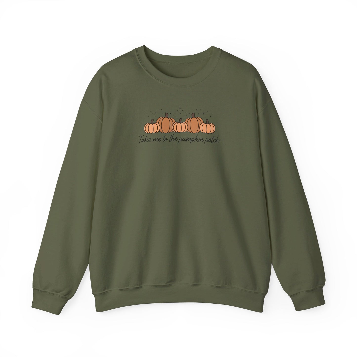 Take Me To The Pumpkin Patch Autumn Fall Sweatshirt - Unisex Heavy Blend™ Crewneck Sweatshirt