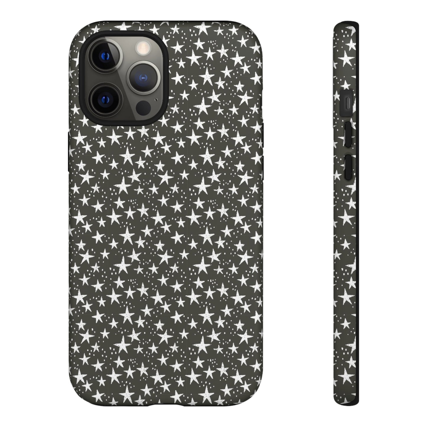 Halloween Stars Black - iPhone Case