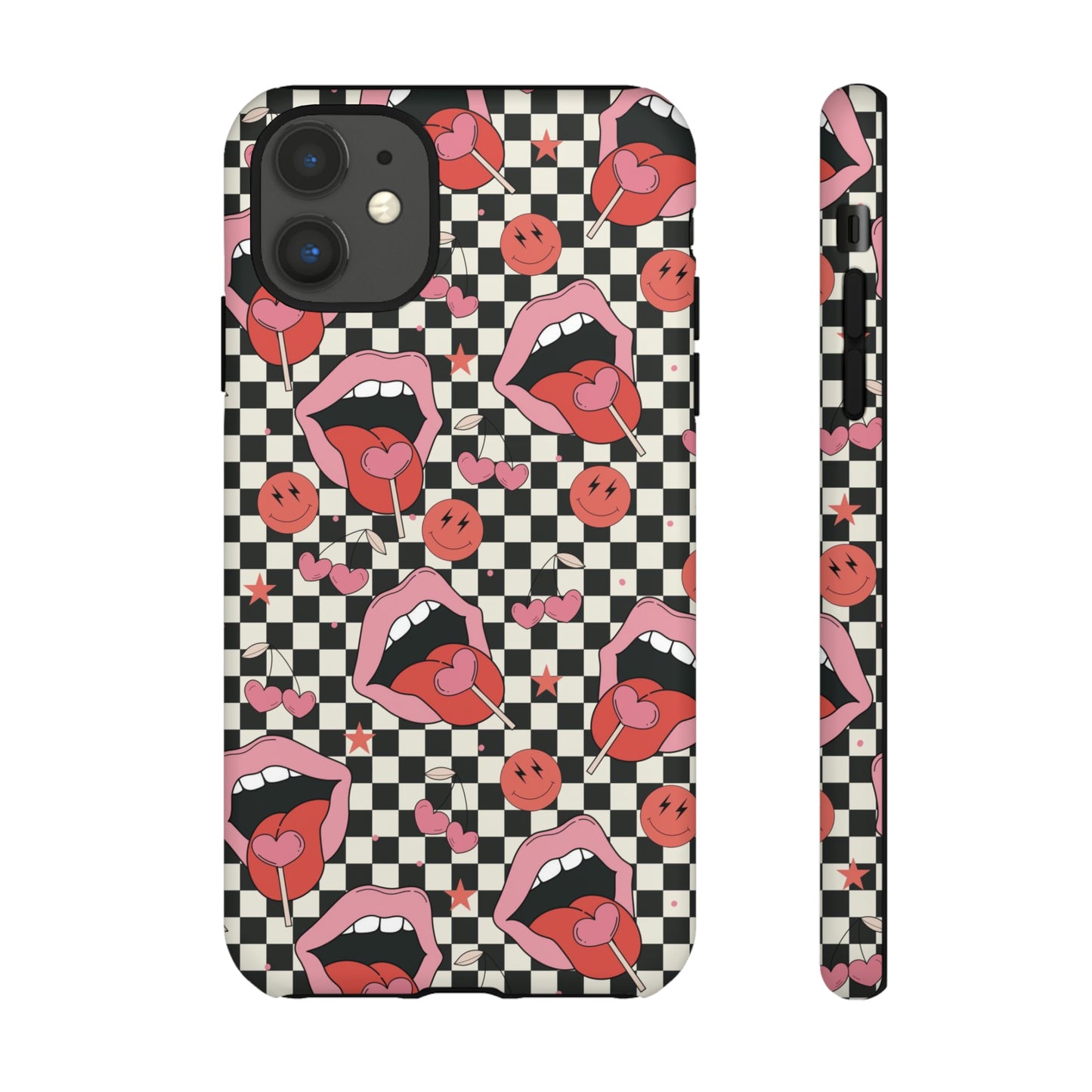 Retro Lips Smile - iPhone Case