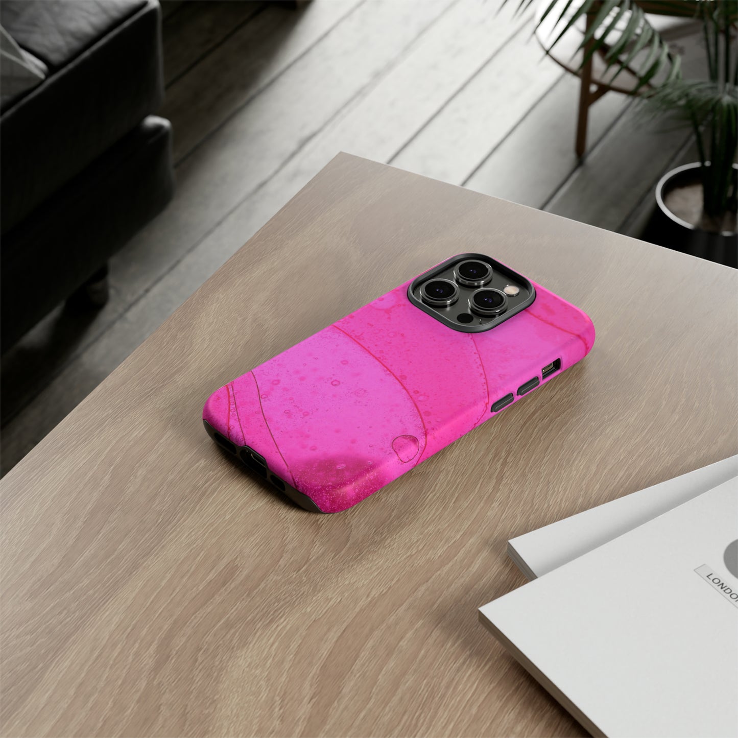 Hot Pink Lava - iPhone Case