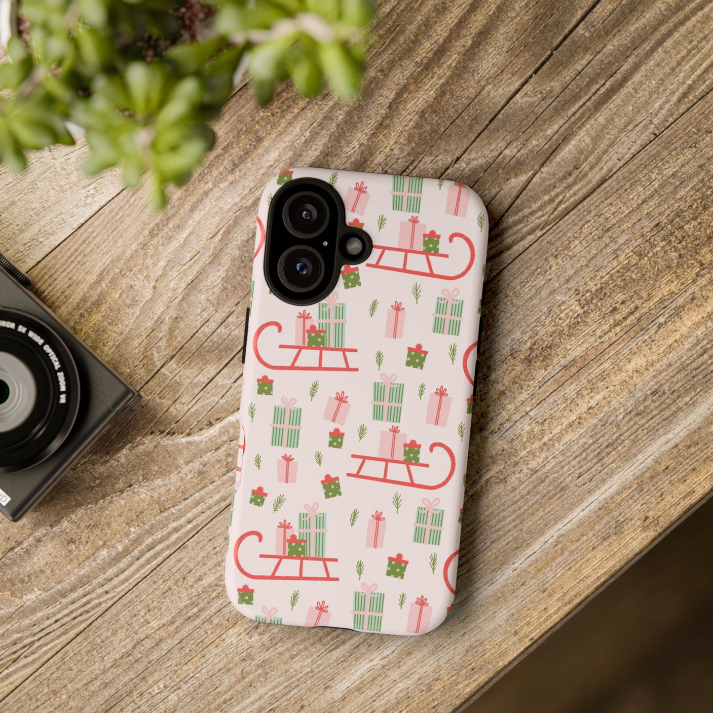 Christmas Gift Sled - iPhone Case