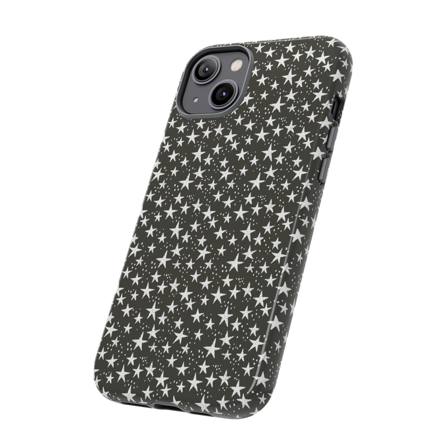 Halloween Stars Black - iPhone Case