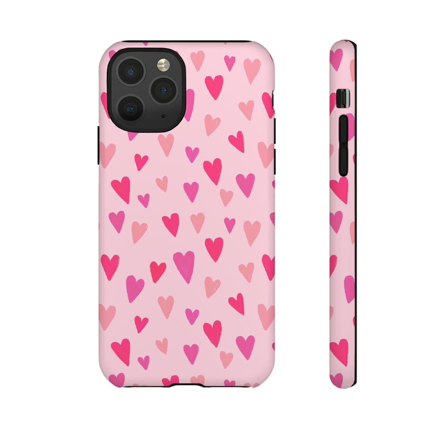 Pink Hearts Valentine iPhone Case