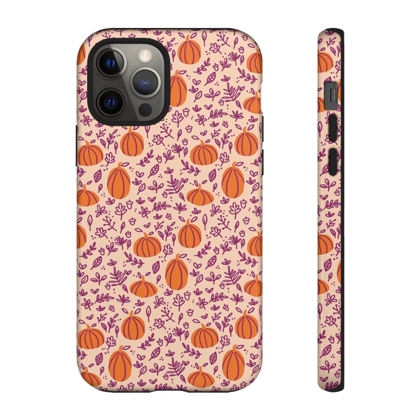 Pumpkin and Doodles Florals - iPhone Case