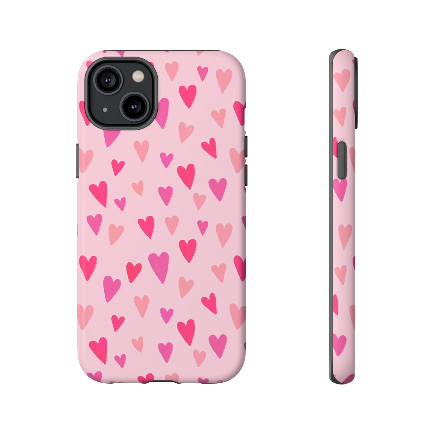 Pink Hearts Valentine iPhone Case